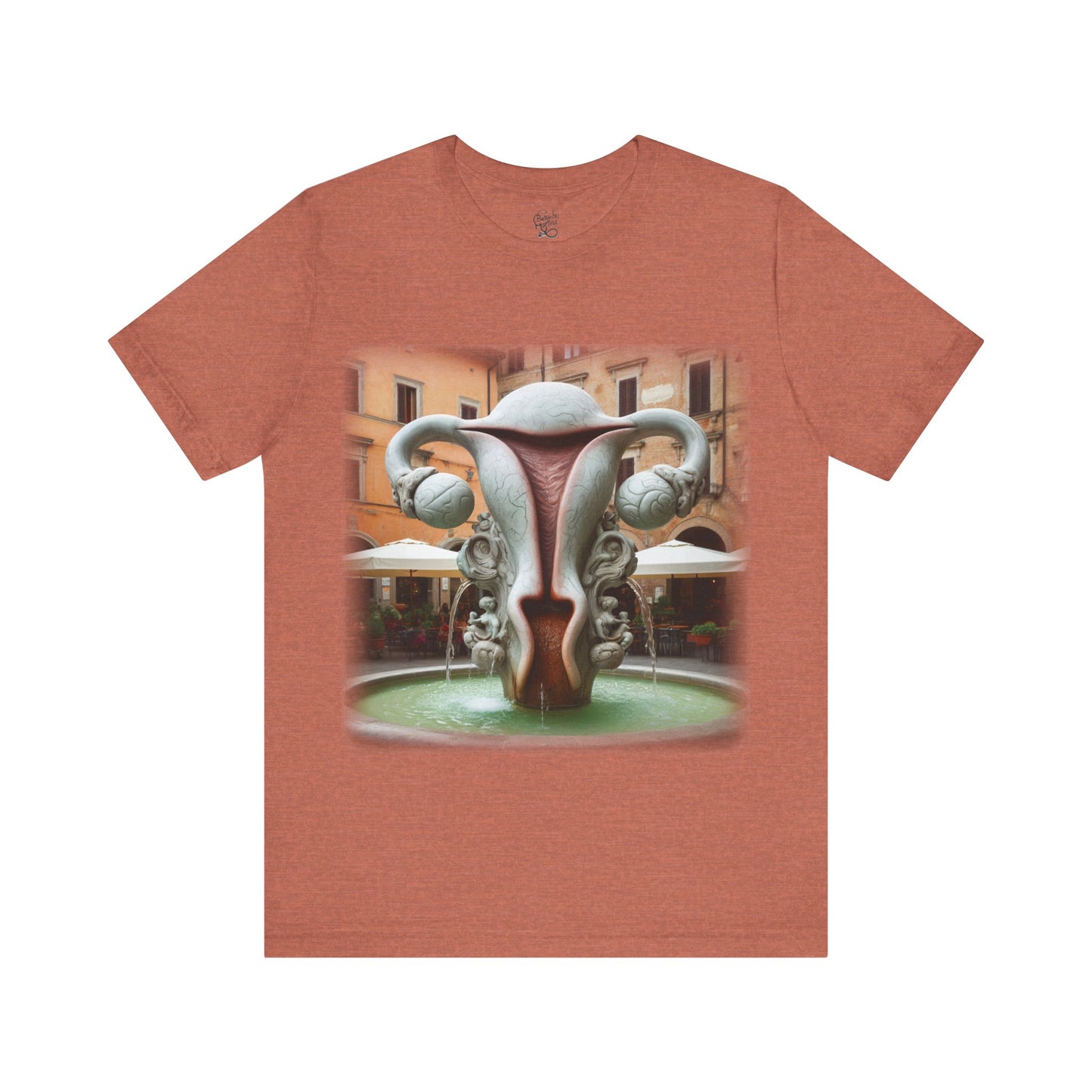 Uterus - Italian fountain (Unisex Jersey Short Sleeve T-Shirt)