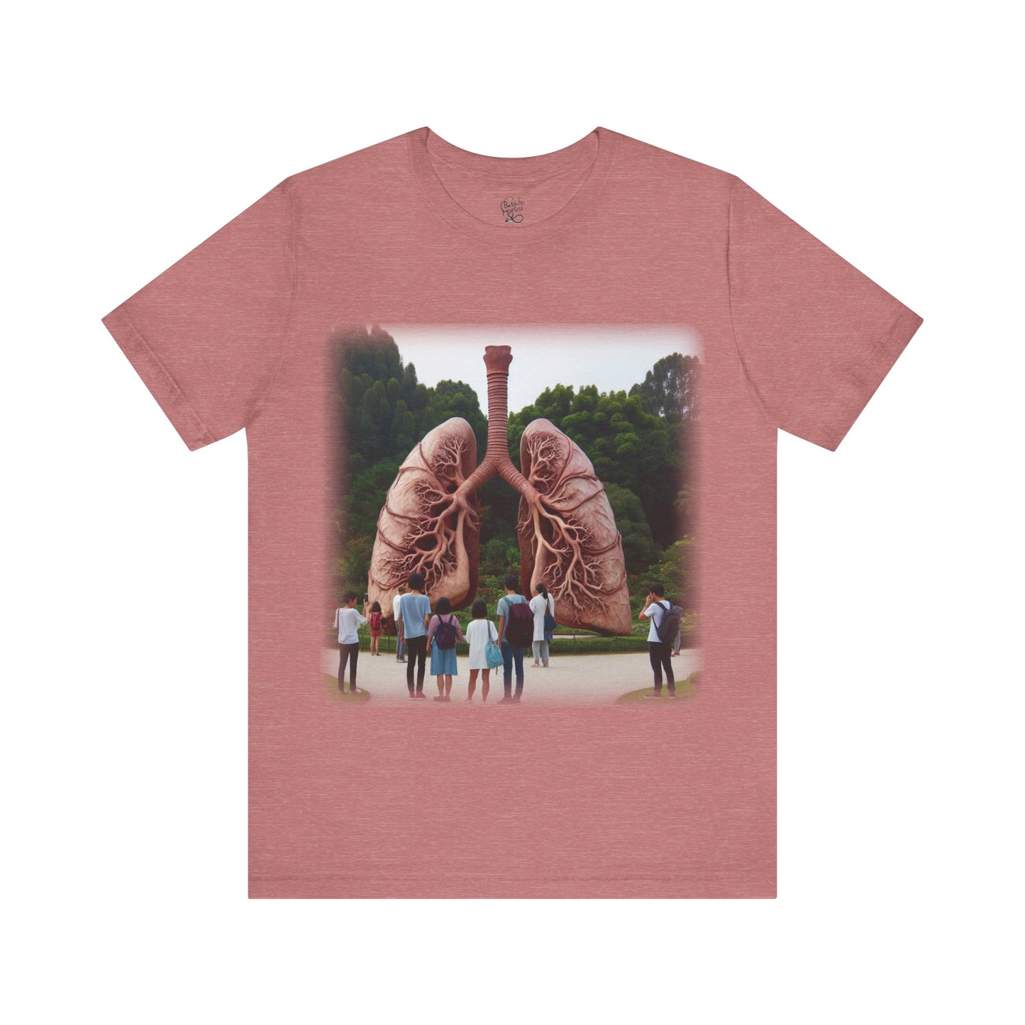 Lungs - The lung gardens 3 (Unisex Jersey Short Sleeve T-shirt)