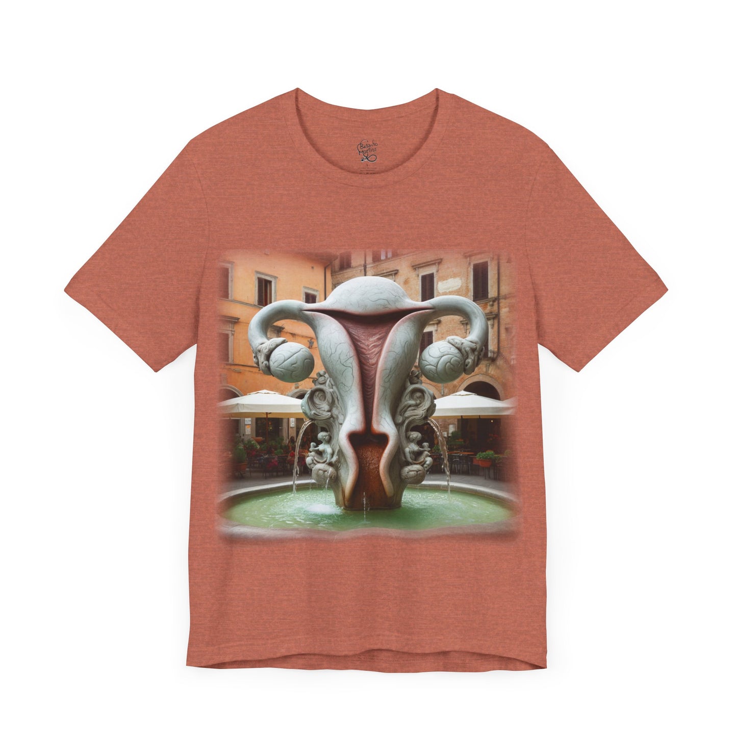Uterus - Italian fountain (Unisex Jersey Short Sleeve T-Shirt)