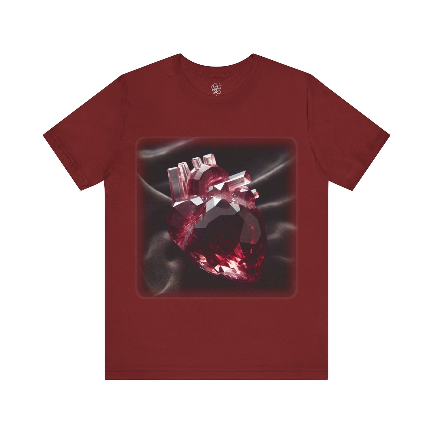 Heart - Crystal 3 (Unisex Jersey Short Sleeve T-Shirt)