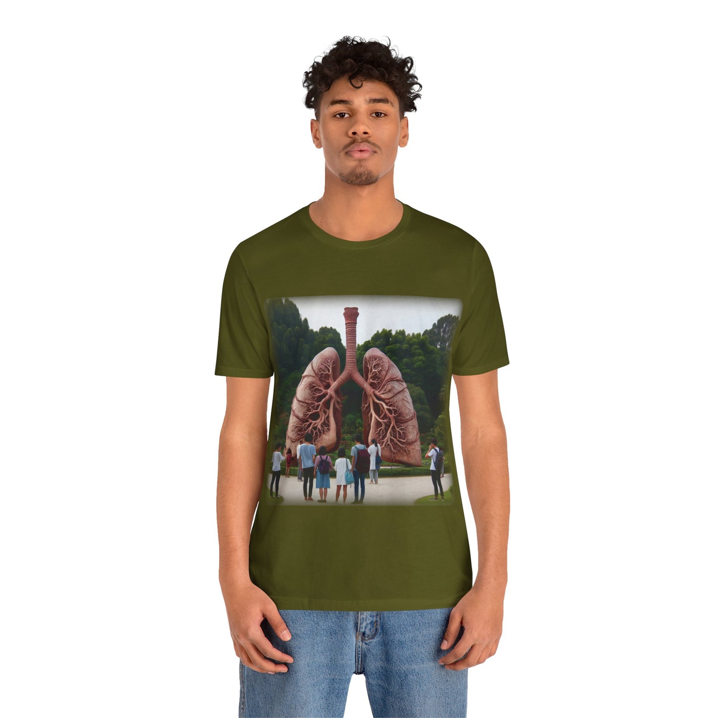 Lungs - The lung gardens 3 (Unisex Jersey Short Sleeve T-shirt)