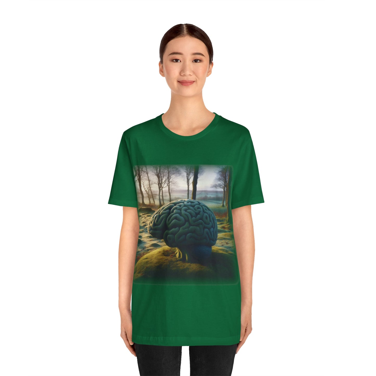 Brain - Celtic art 2 (Unisex Jersey Short Sleeve T-shirt)