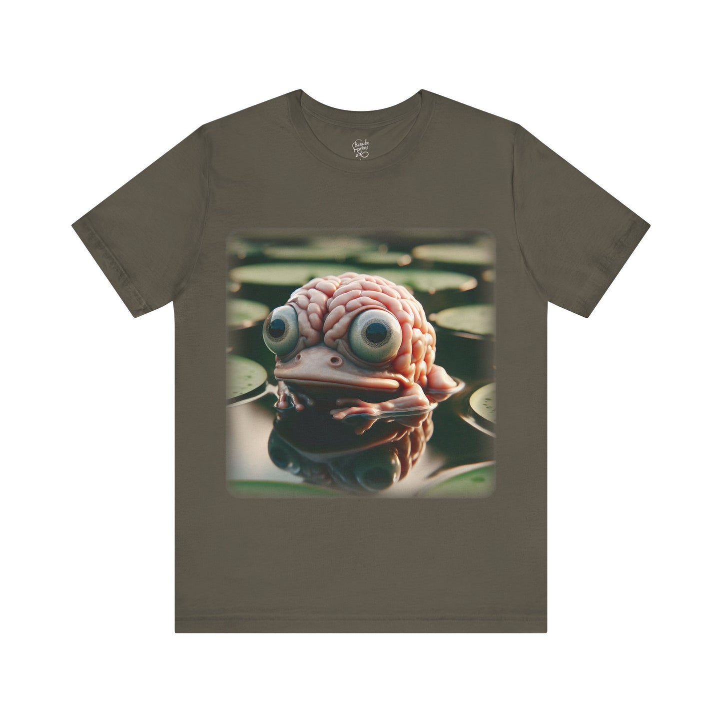 Brain - Frog 1 (Unisex Jersey Short Sleeve T-shirt)