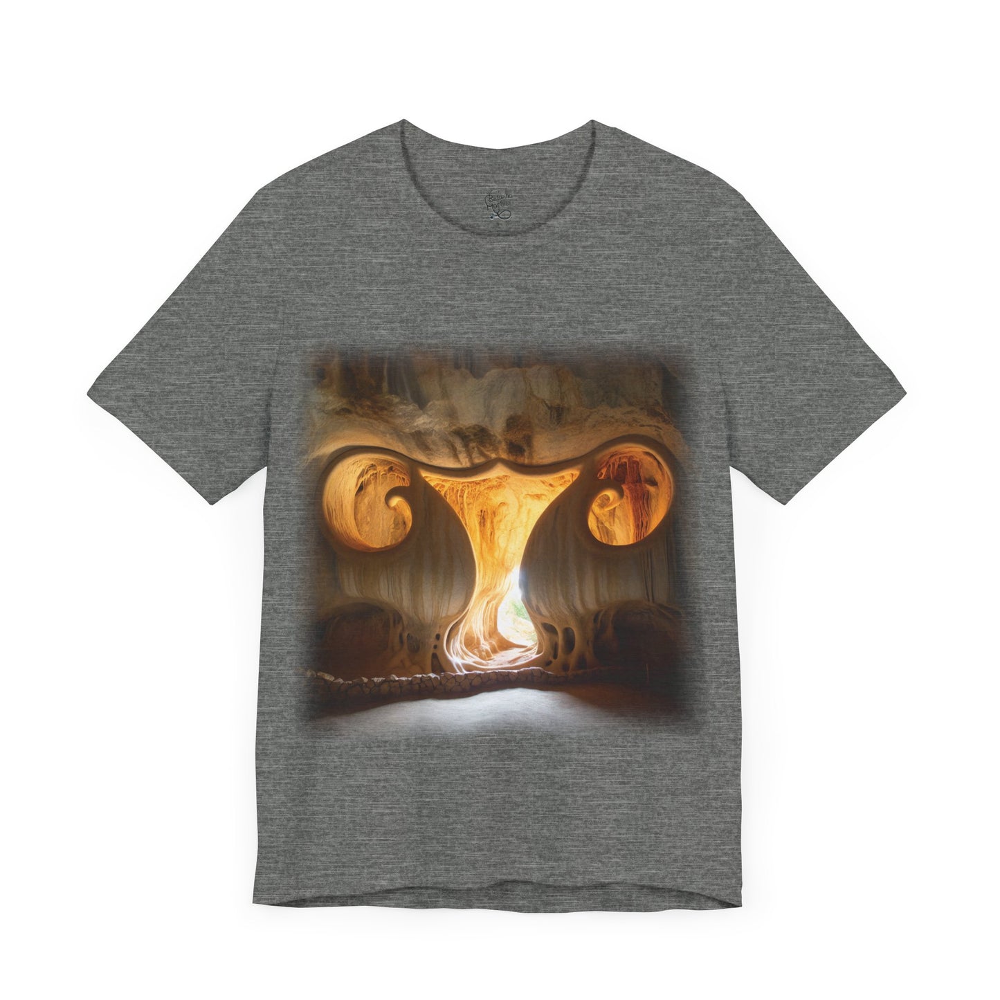 Uterus - The cave 2 (Unisex Jersey Short Sleeve T-Shirt)