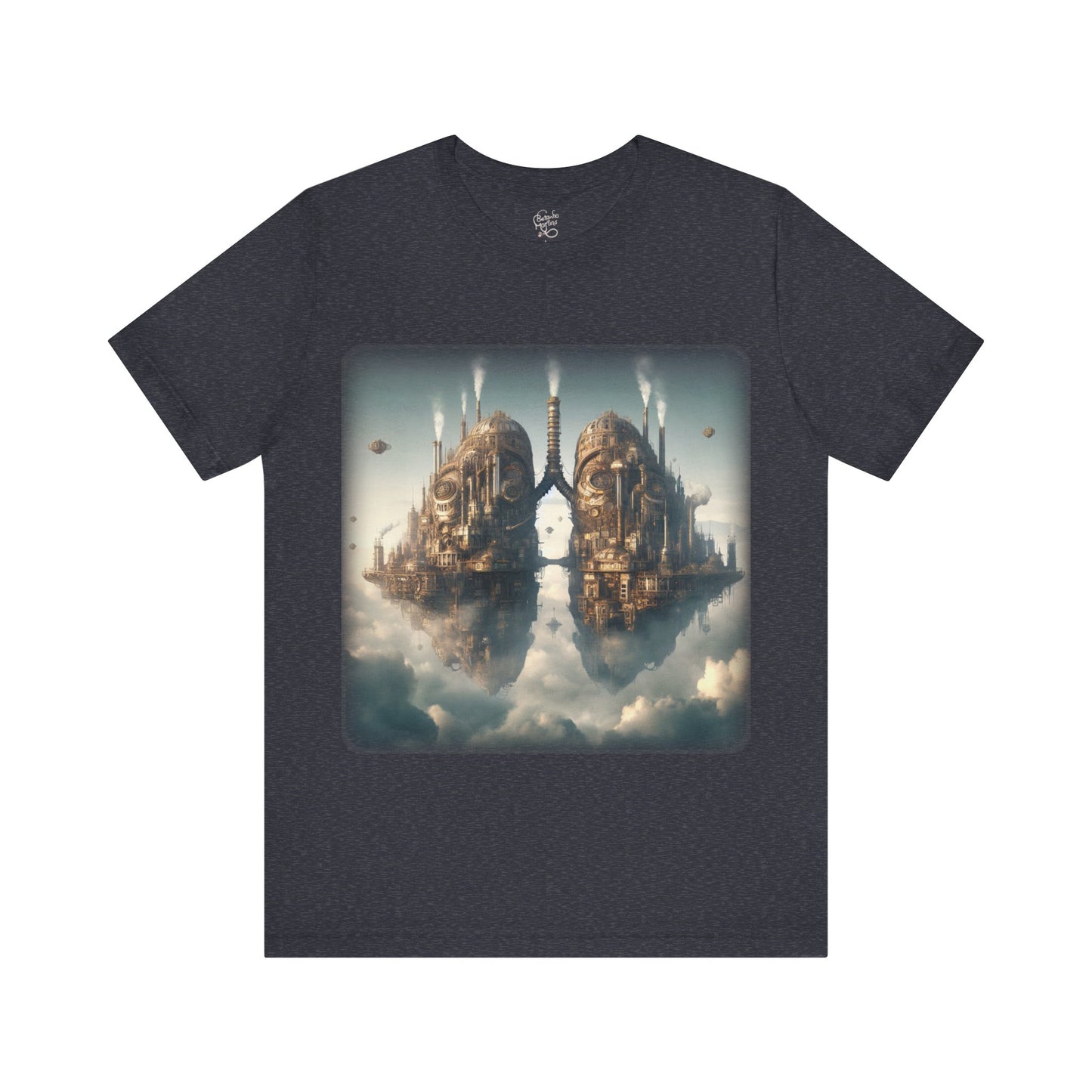Lungs - Floating lung cities 1 (Unisex Jersey Short Sleeve T-shirt)