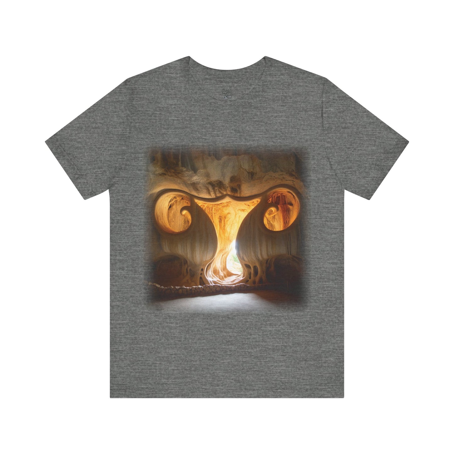 Uterus - The cave 2 (Unisex Jersey Short Sleeve T-Shirt)