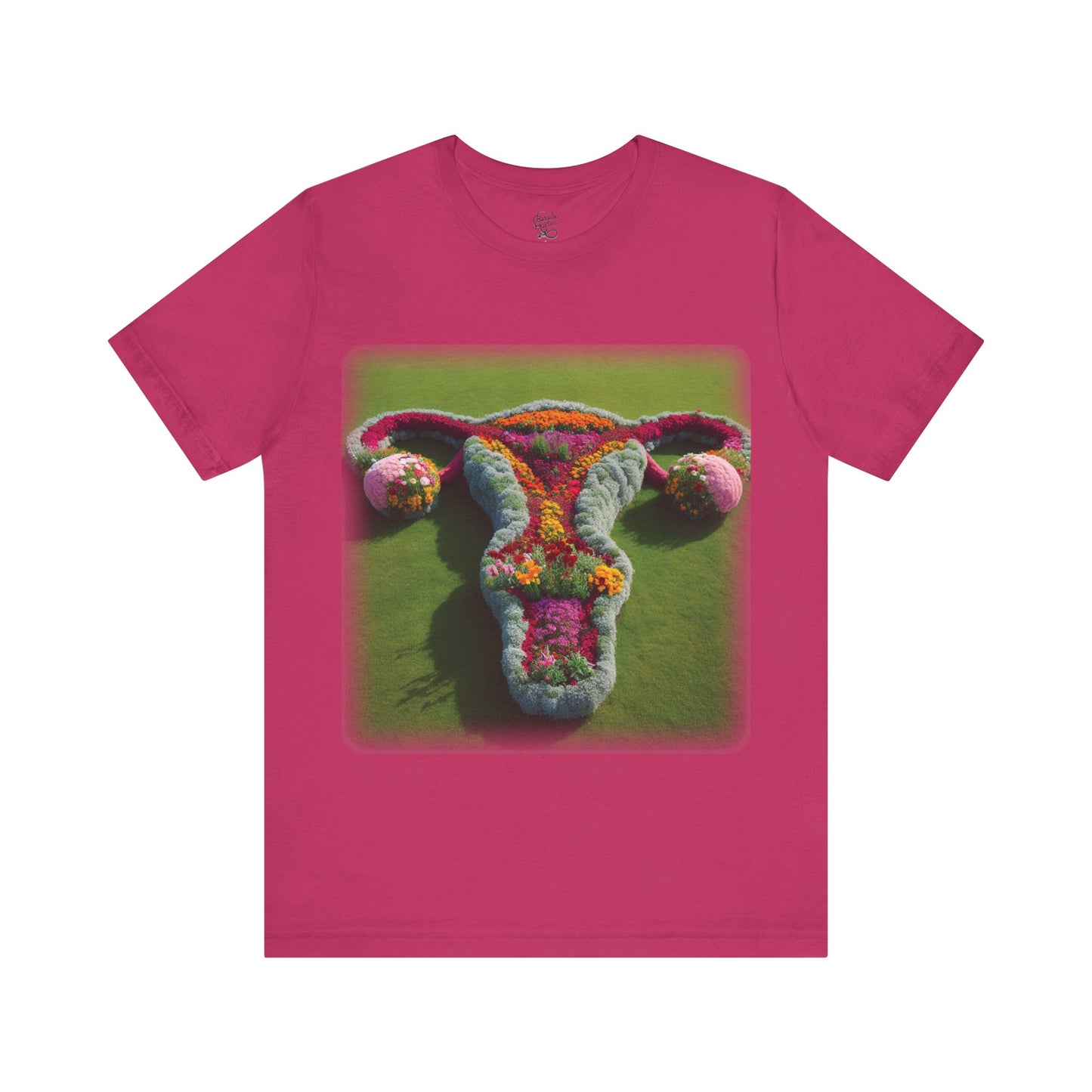 Uterus - Flower bed (Unisex Jersey Short Sleeve T-shirt)