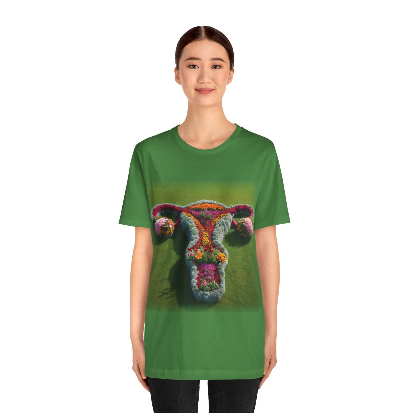 Uterus - Flower bed (Unisex Jersey Short Sleeve T-shirt)
