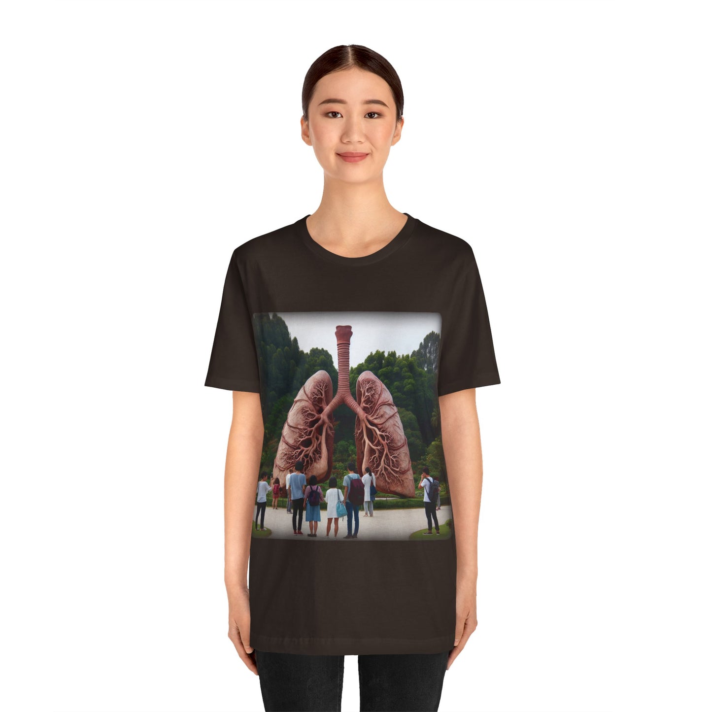 Lungs - The lung gardens 3 (Unisex Jersey Short Sleeve T-shirt)