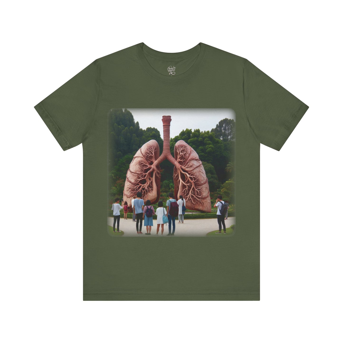 Lungs - The lung gardens 3 (Unisex Jersey Short Sleeve T-shirt)