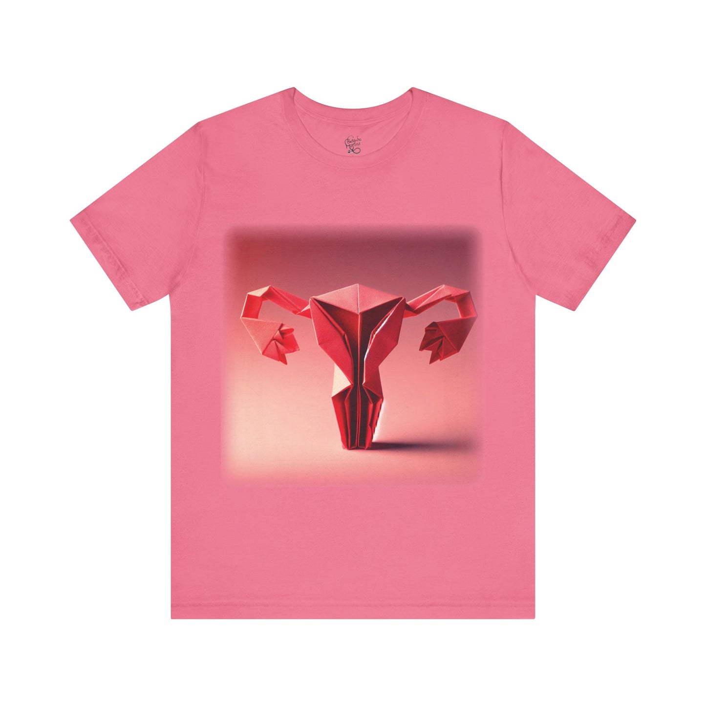 Uterus - Origami (Unisex Jersey Short Sleeve T-Shirt)
