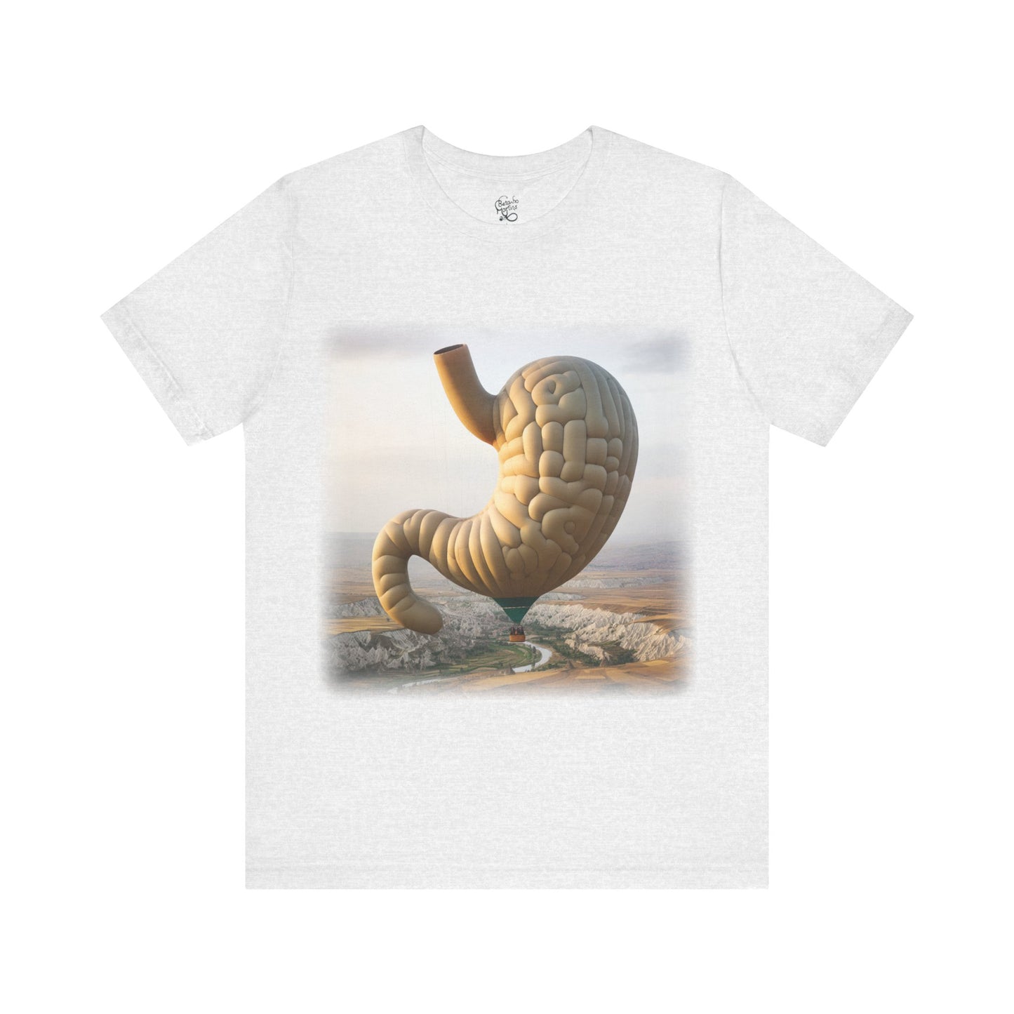Stomach - Hot air balloon (Unisex Jersey Short Sleeve T-shirt)