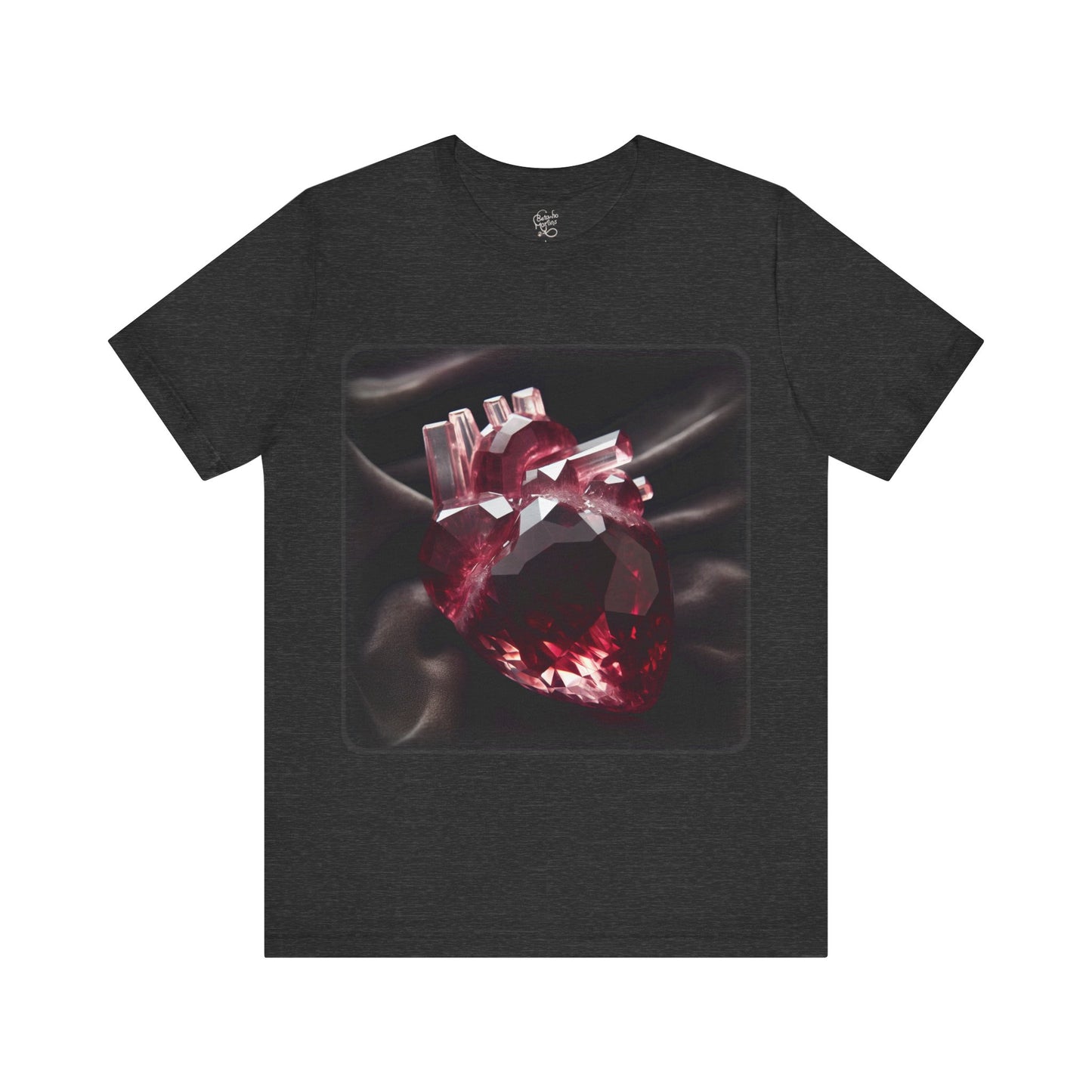 Heart - Crystal 3 (Unisex Jersey Short Sleeve T-Shirt)