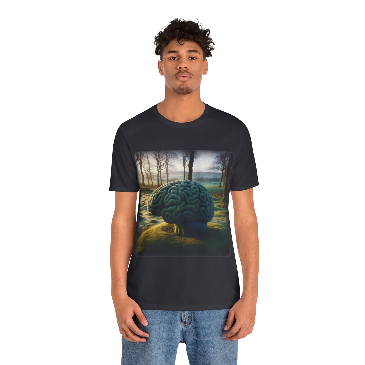 Brain - Celtic art 2 (Unisex Jersey Short Sleeve T-shirt)