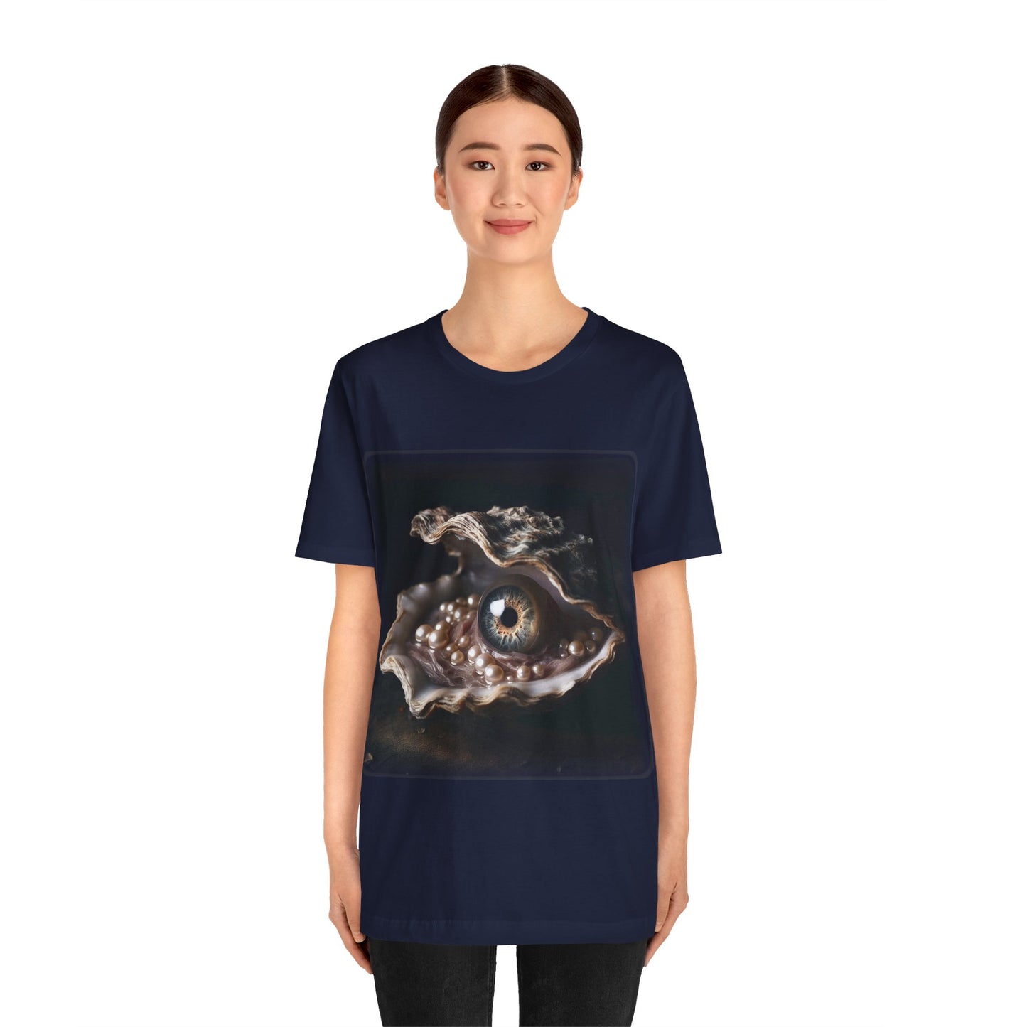 Eyes - Oyster (Unisex Jersey Short Sleeve T-shirt)