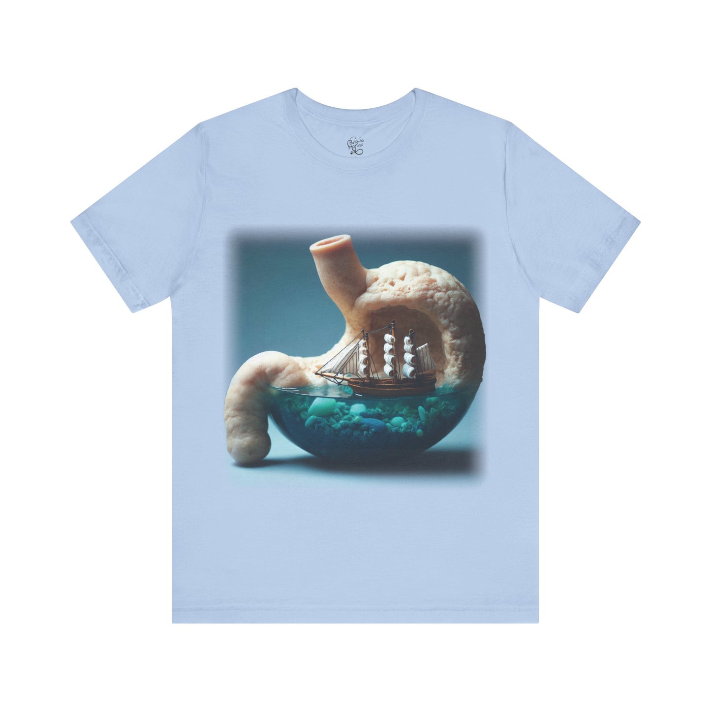 Stomach - Ship (Unisex Jersey Short Sleeve T-Shirt)