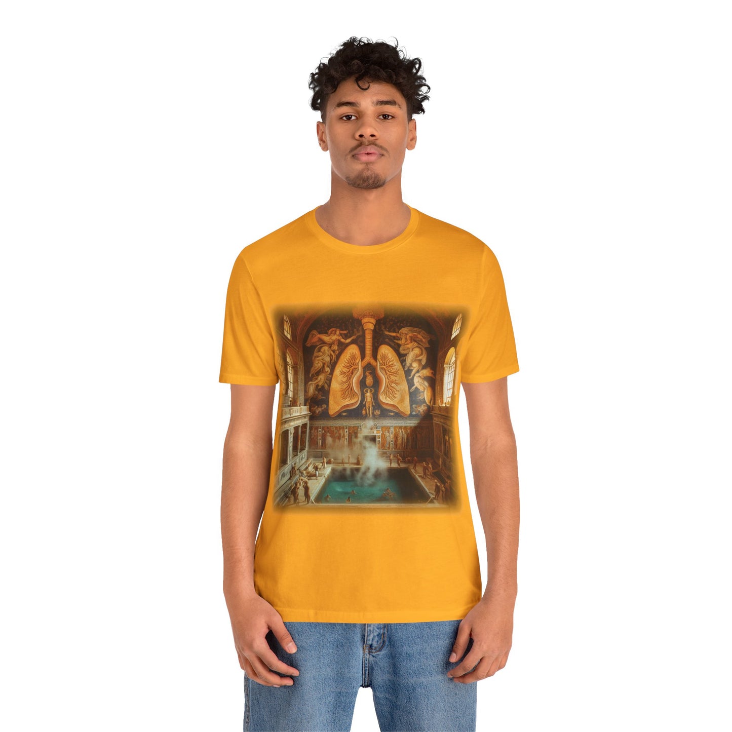 Lungs - The lung thermae (Unisex Jersey Short Sleeve T-shirt)