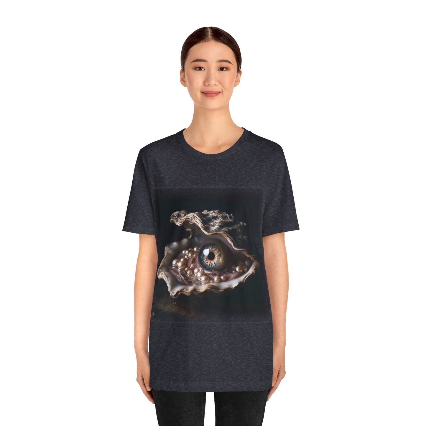 Eyes - Oyster (Unisex Jersey Short Sleeve T-shirt)