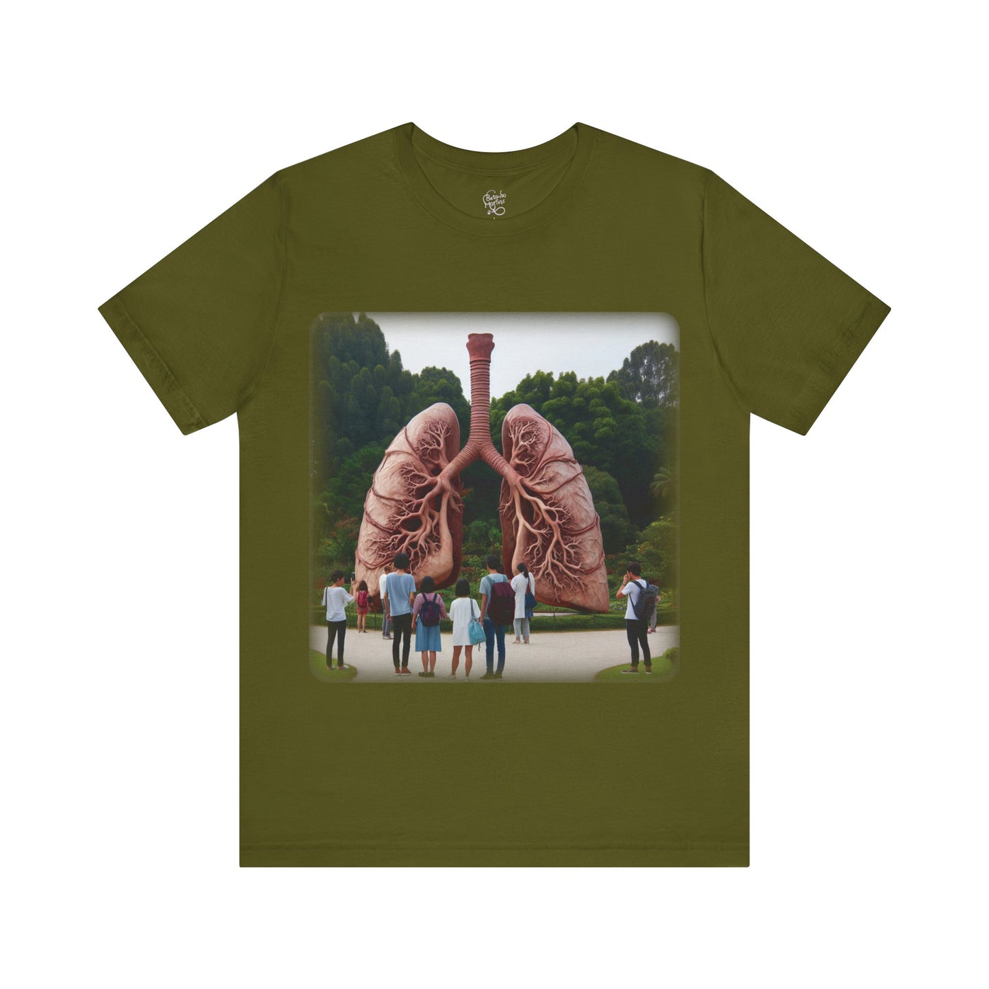 Lungs - The lung gardens 3 (Unisex Jersey Short Sleeve T-shirt)