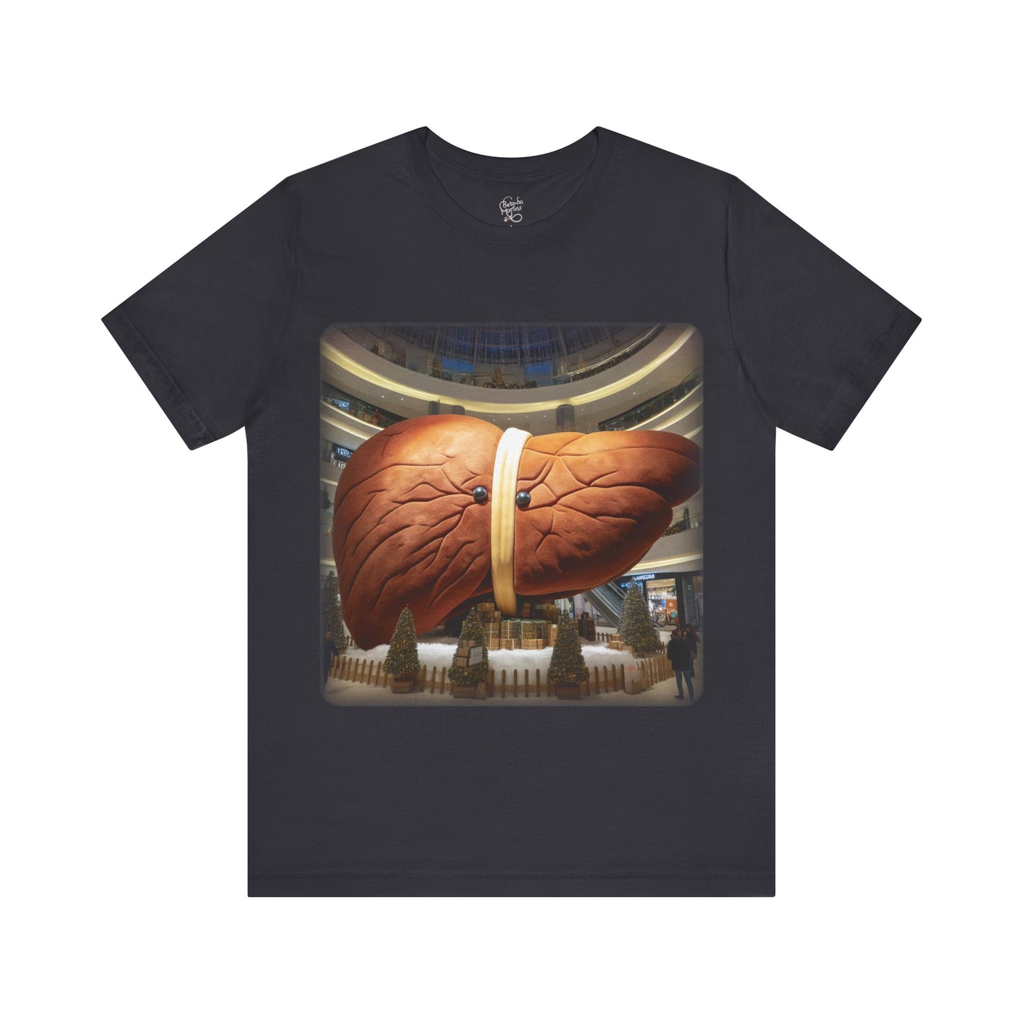 Liver - Giant plush - Mall Christmas decorations 2 (Unisex Jersey Short Sleeve T-Shirt)