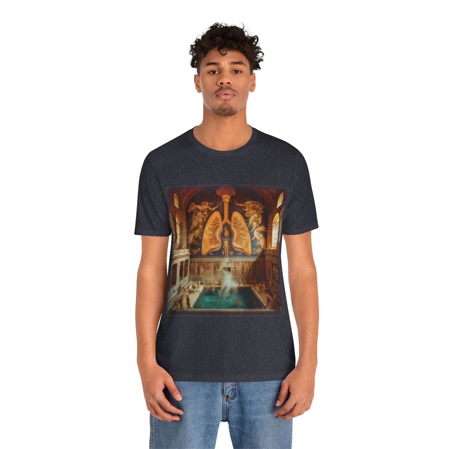 Lungs - The lung thermae (Unisex Jersey Short Sleeve T-shirt)