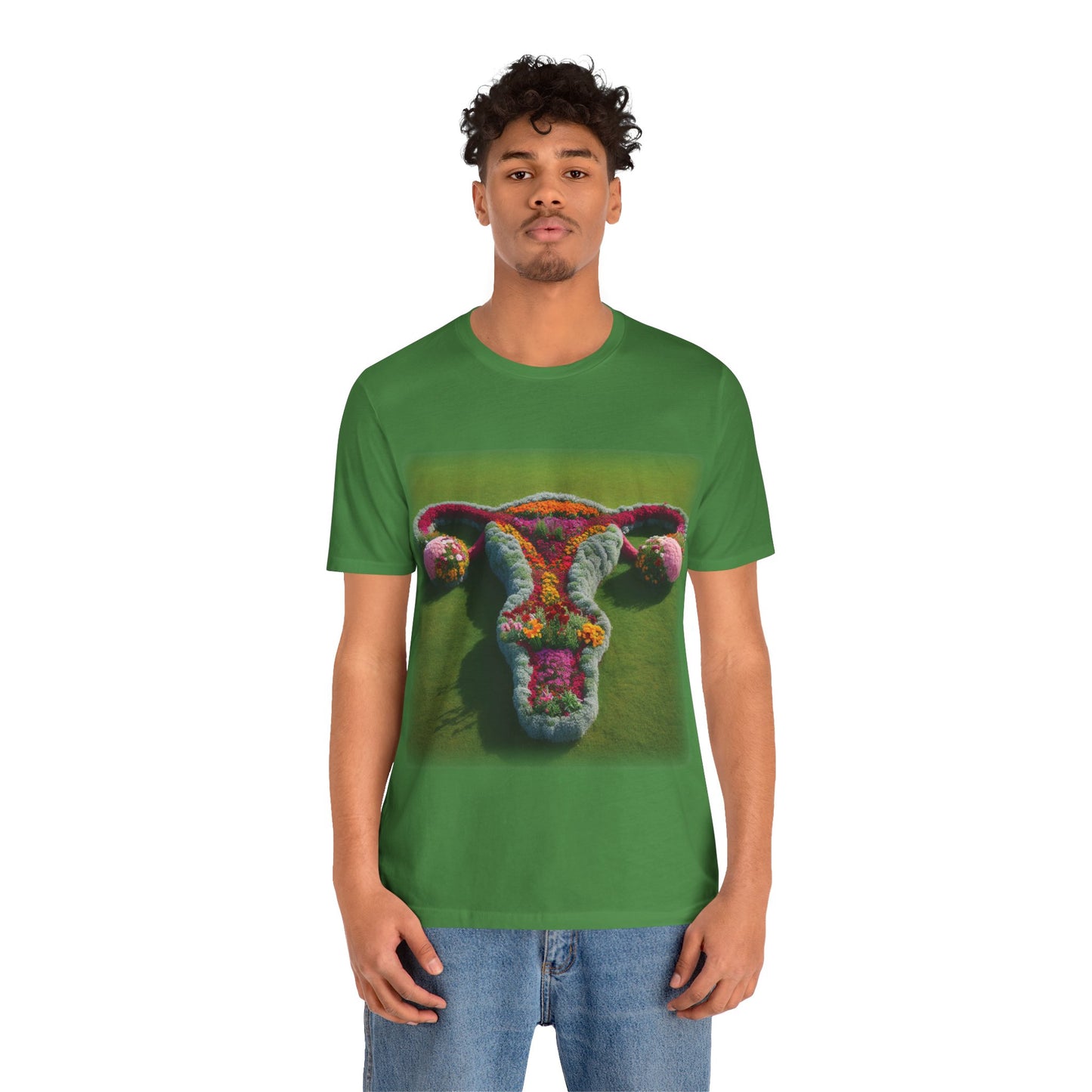 Uterus - Flower bed (Unisex Jersey Short Sleeve T-shirt)