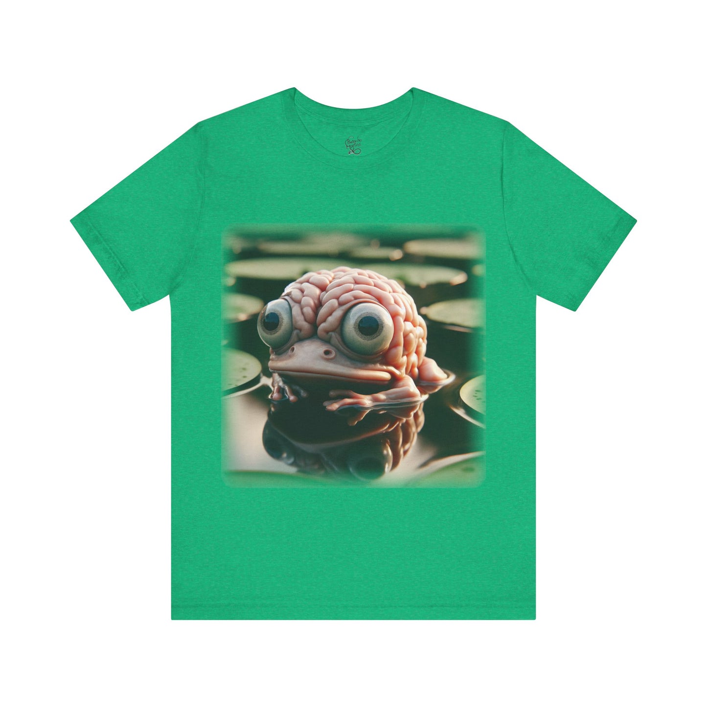 Brain - Frog 1 (Unisex Jersey Short Sleeve T-shirt)