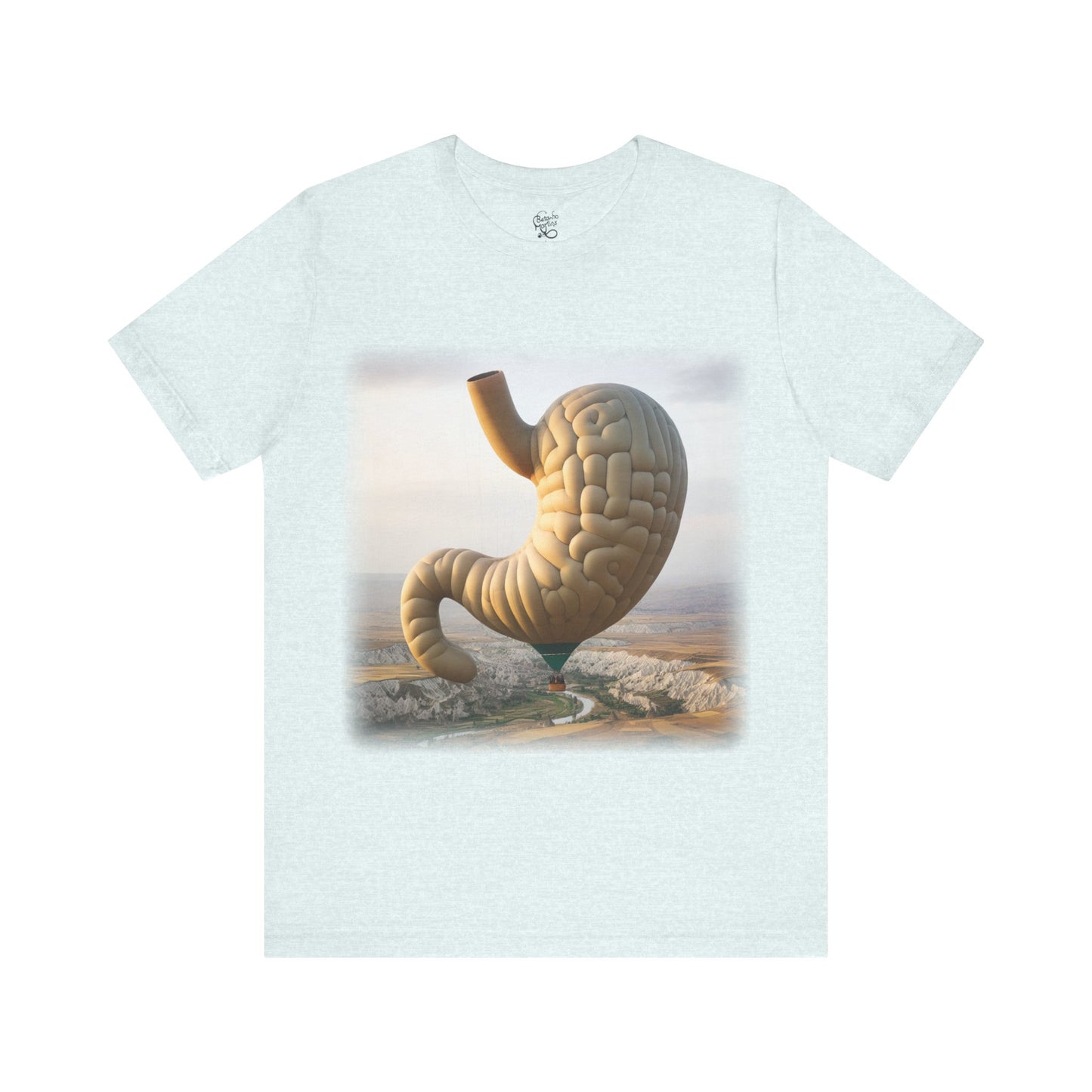 Stomach - Hot air balloon (Unisex Jersey Short Sleeve T-shirt)