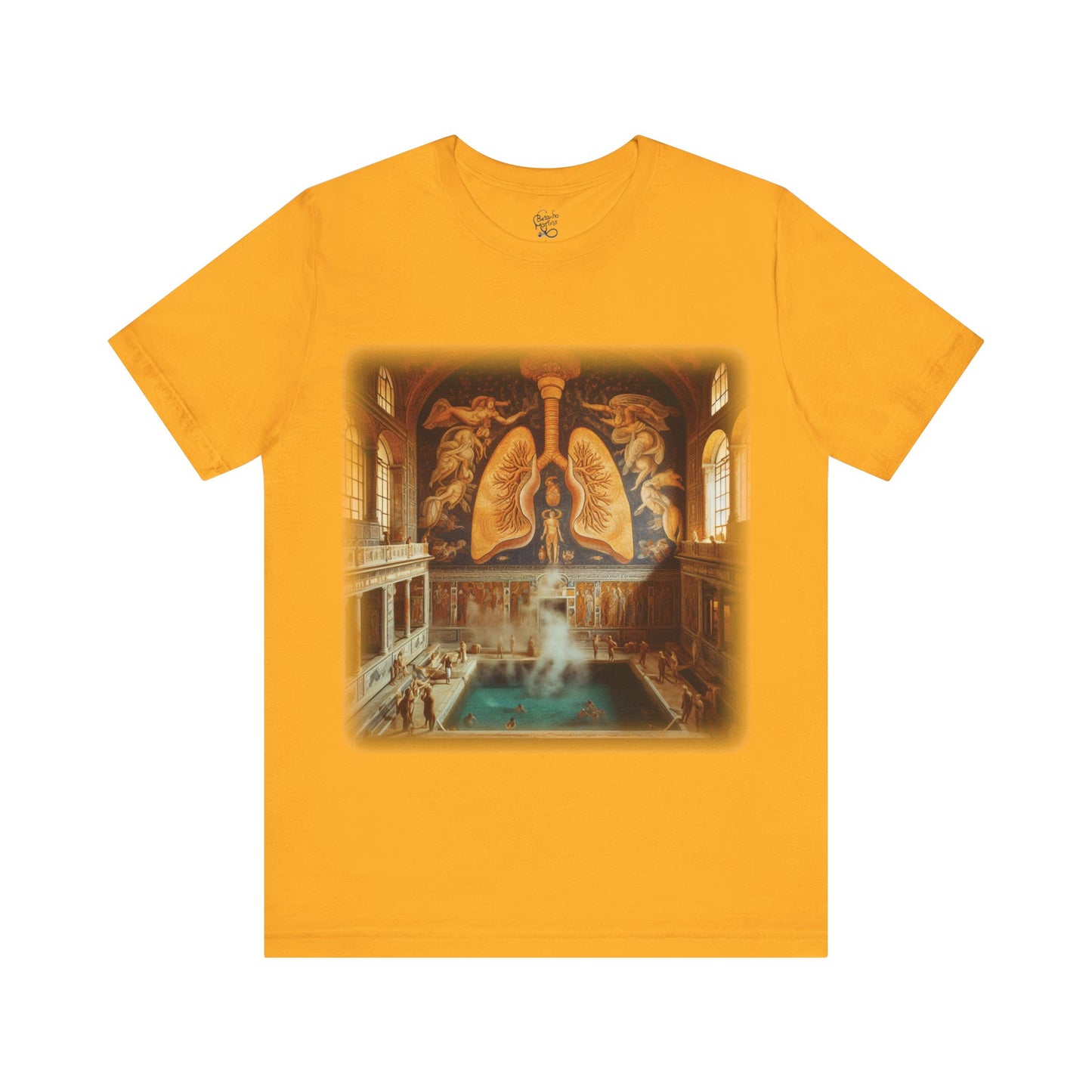 Lungs - The lung thermae (Unisex Jersey Short Sleeve T-shirt)