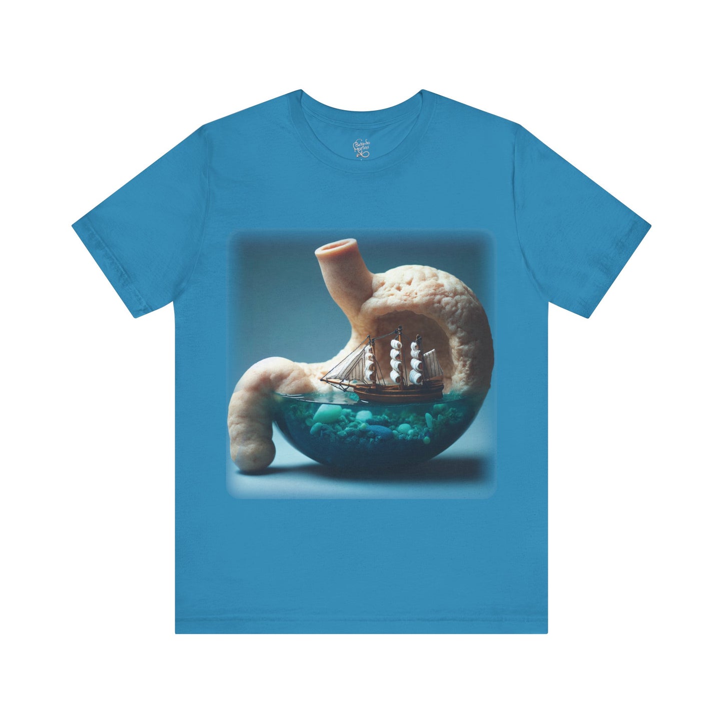 Stomach - Ship (Unisex Jersey Short Sleeve T-Shirt)