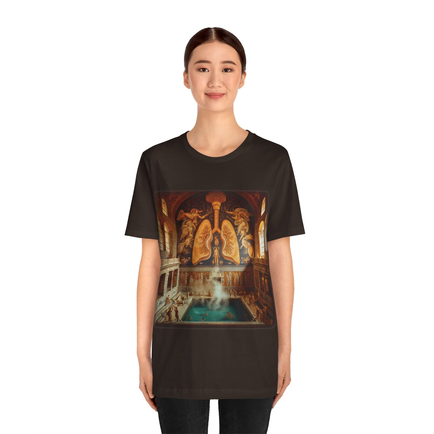 Lungs - The lung thermae (Unisex Jersey Short Sleeve T-shirt)