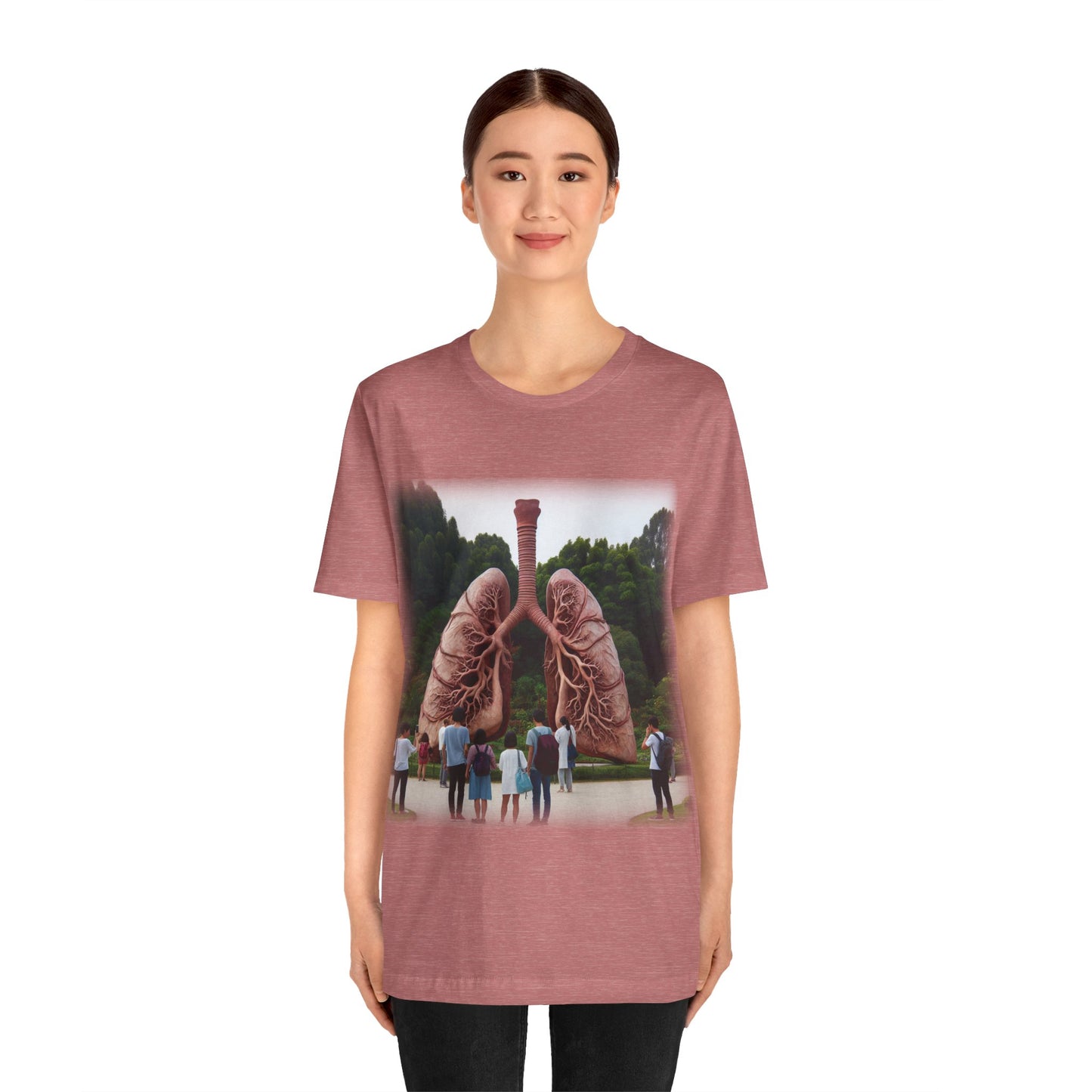 Lungs - The lung gardens 3 (Unisex Jersey Short Sleeve T-shirt)