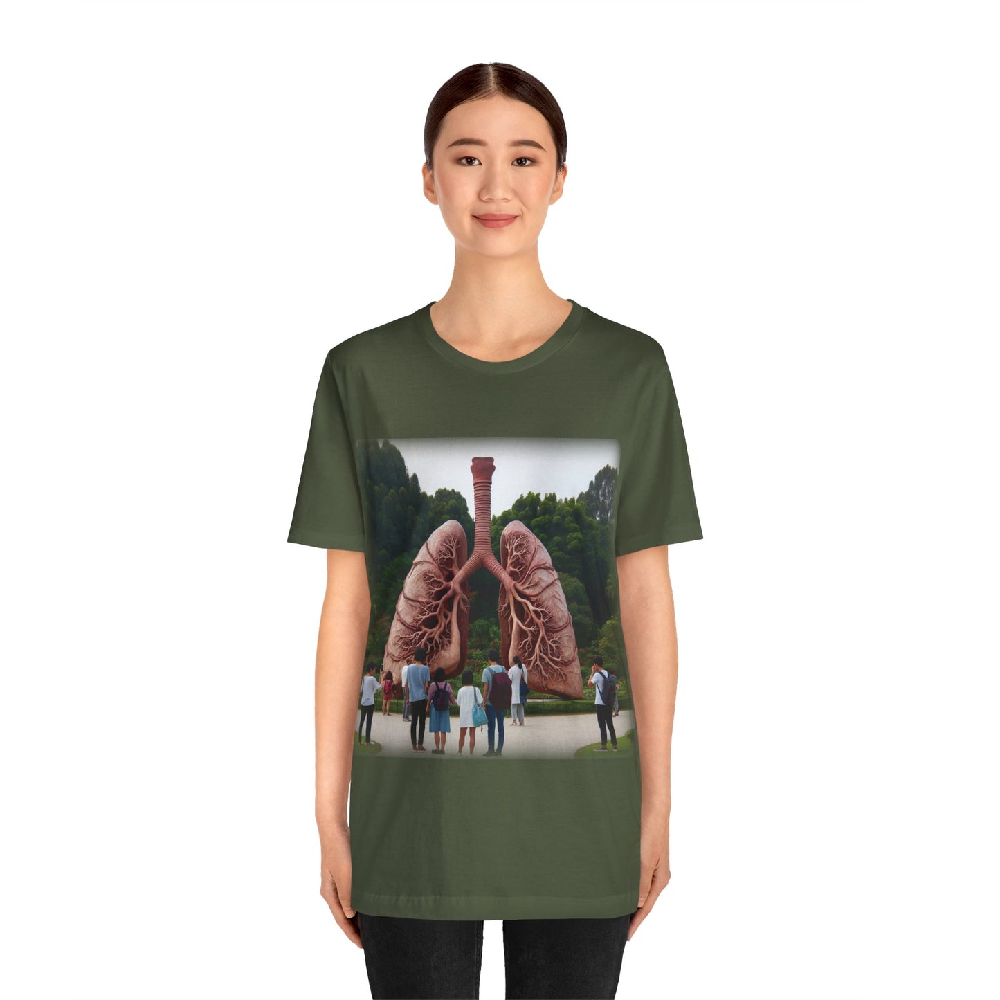 Lungs - The lung gardens 3 (Unisex Jersey Short Sleeve T-shirt)
