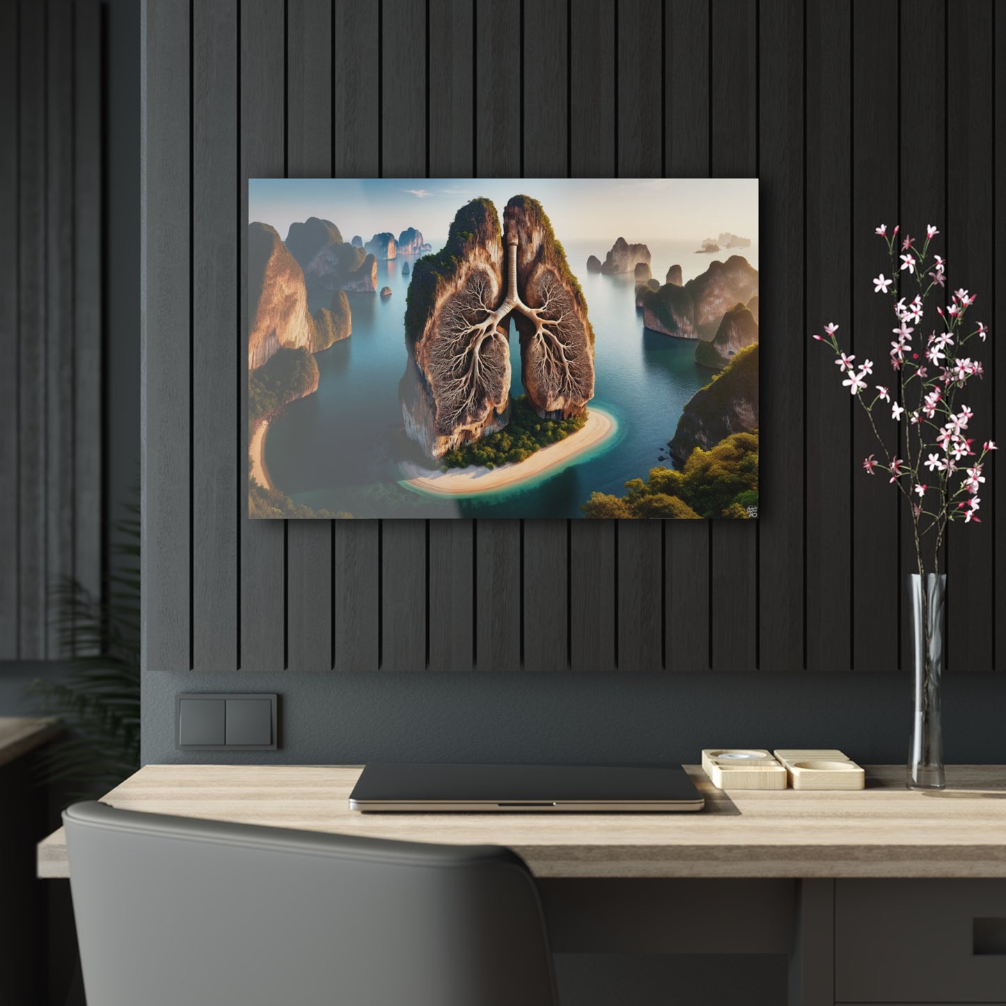 Seaside bay - Lungs 1 - Acrylic Prints