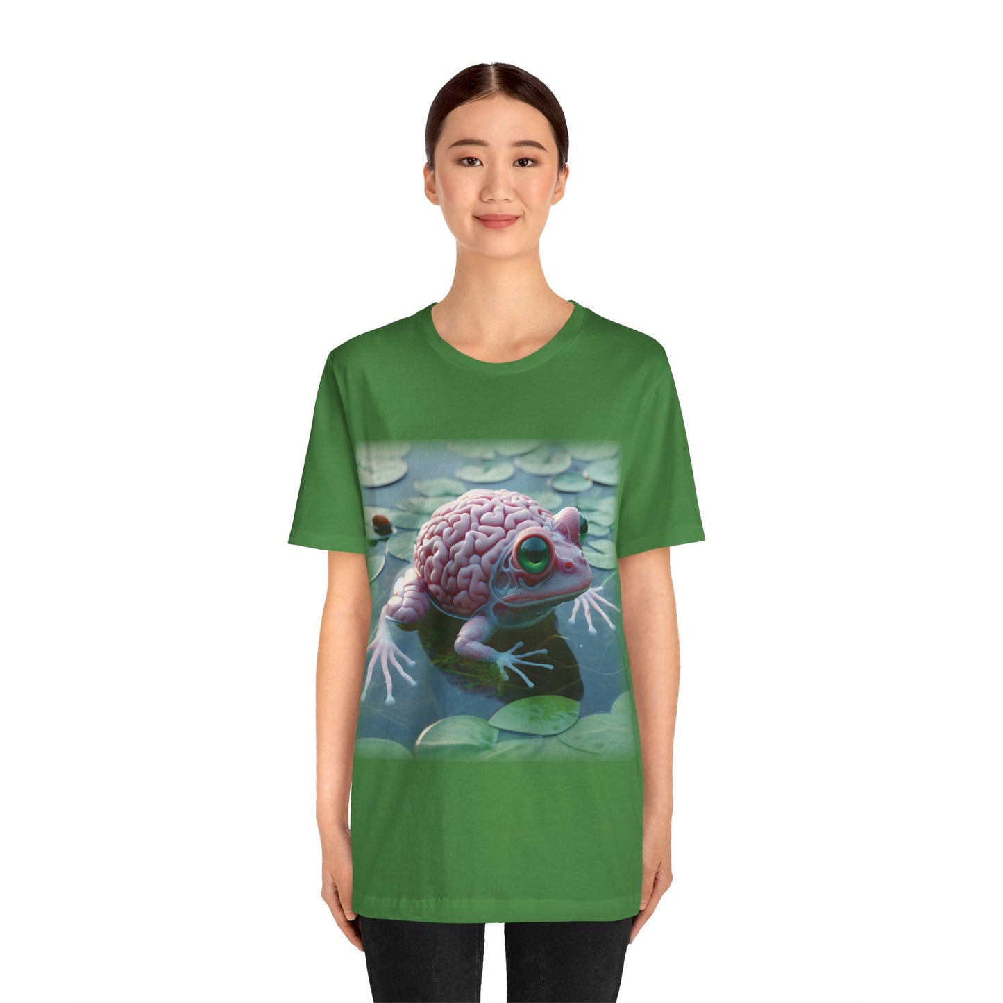 Brain - Frog 2 (Unisex Jersey Short Sleeve T-shirt)