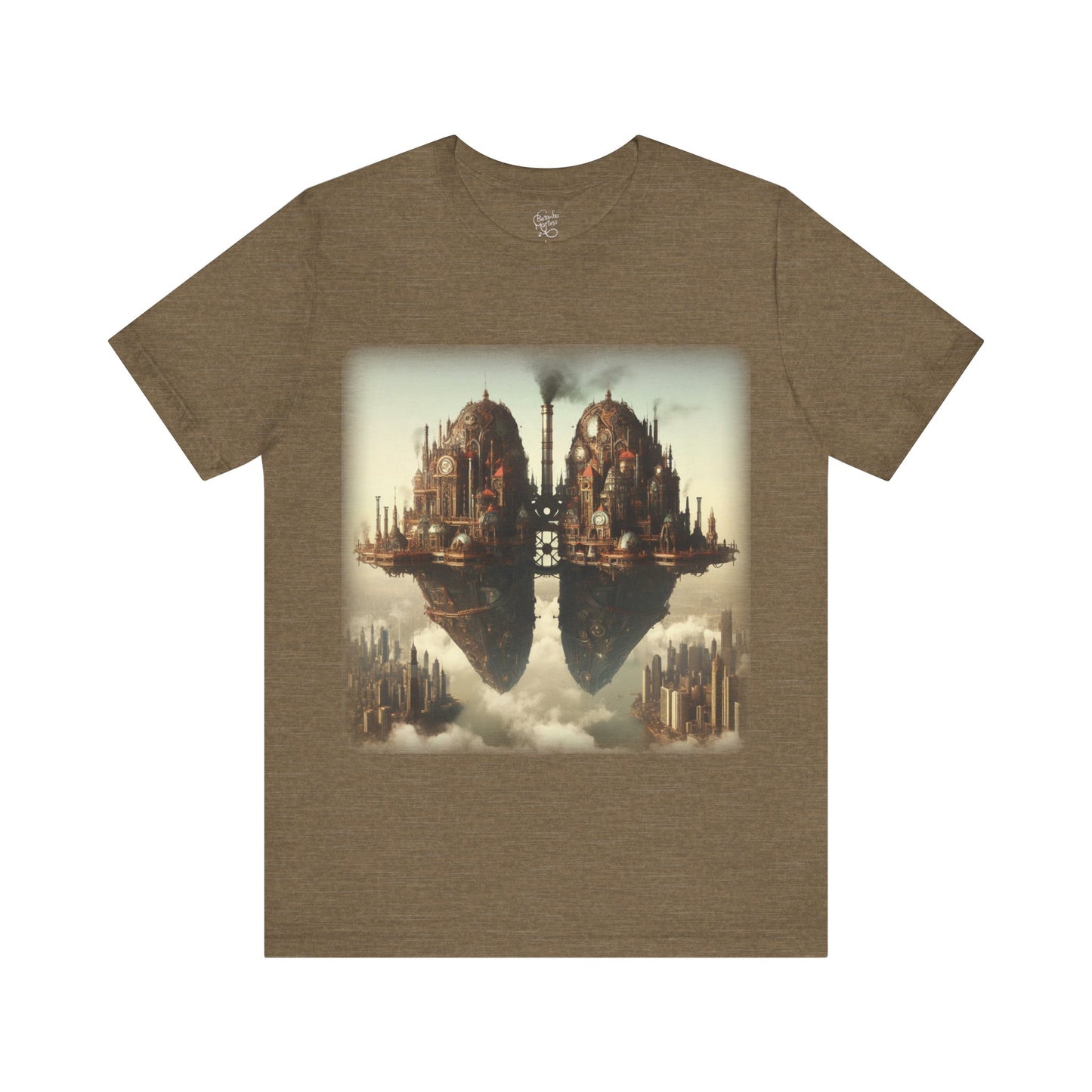 Lungs - Floating lung cities 2 (Unisex Jersey Short Sleeve T-shirt)