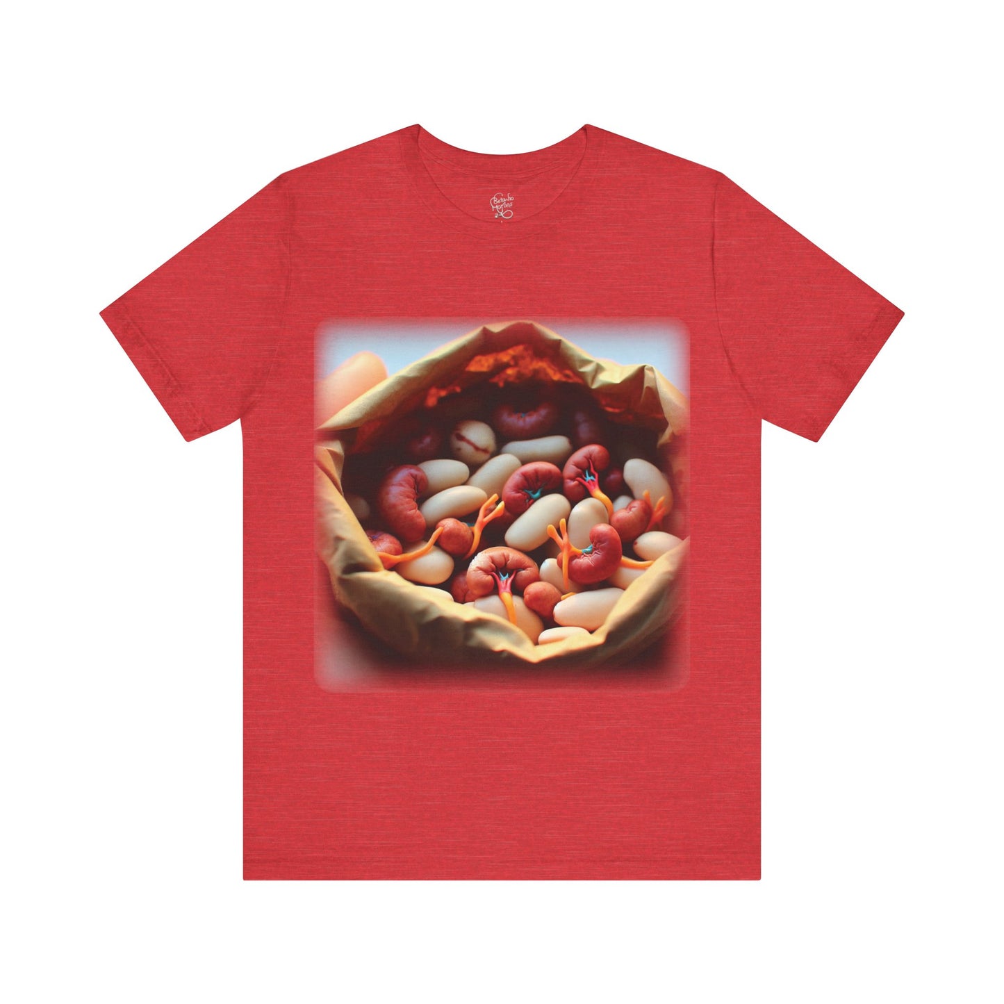 Kidneys - Bag of beans (Unisex Jersey Short Sleeve T-shirt)