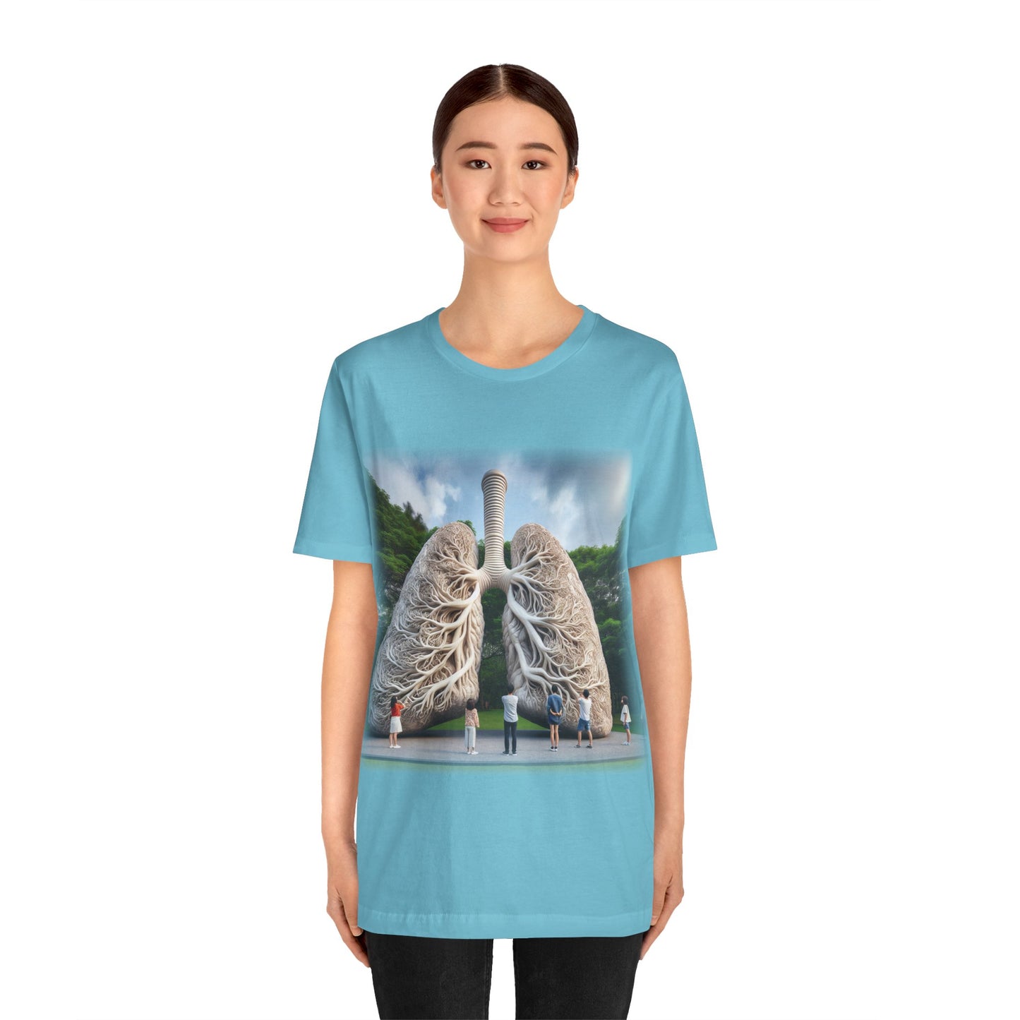 Lungs - The lung gardens 1 (Unisex Jersey Short Sleeve T-shirt)