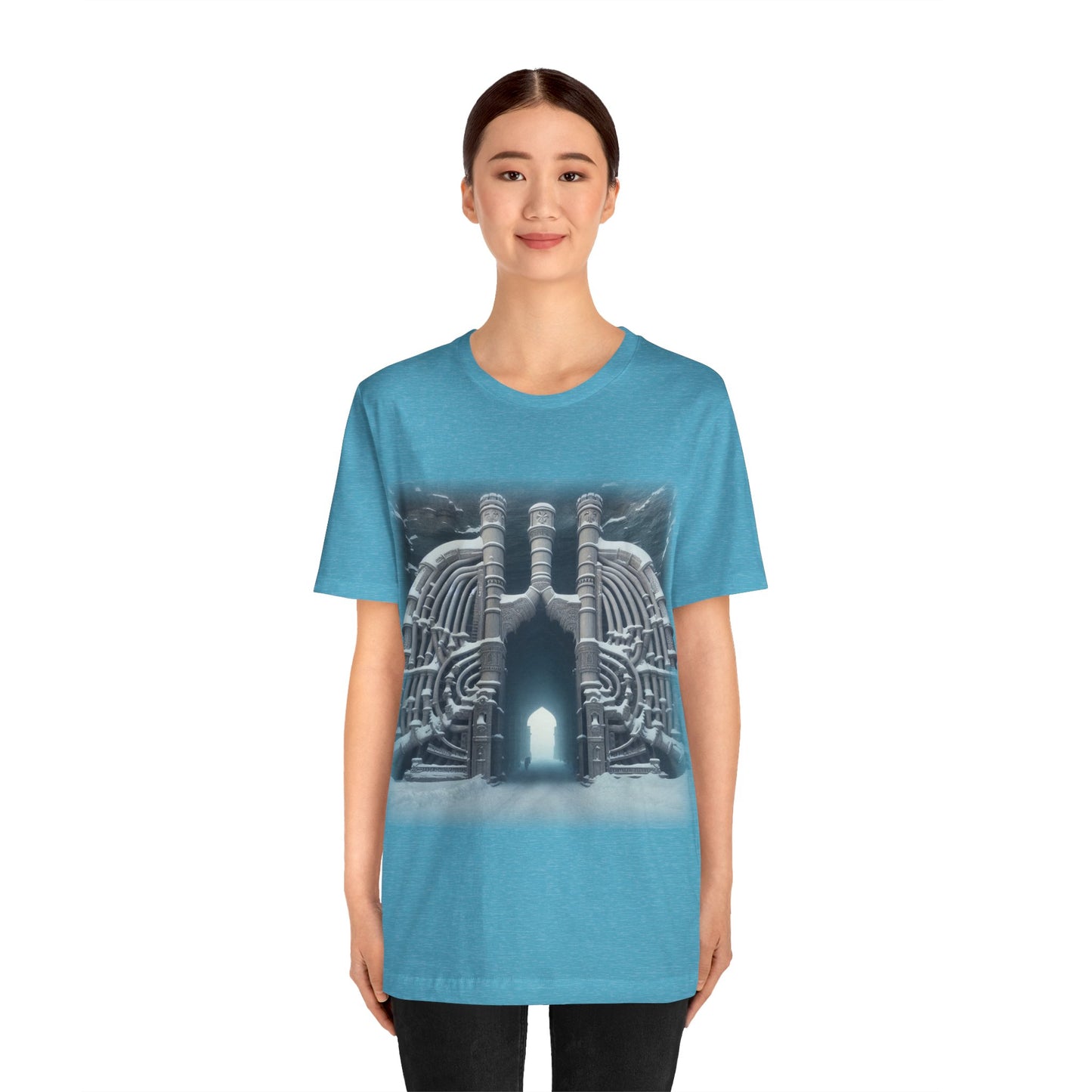 Lungs - The lung gates (Unisex Jersey Short Sleeve T-shirt)