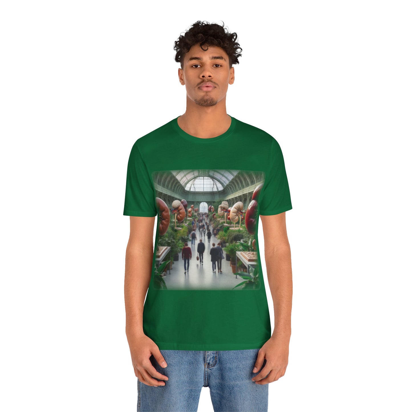 Kidneys - The great exhibition (present day) (Unisex Jersey Short Sleeve T-shirt)