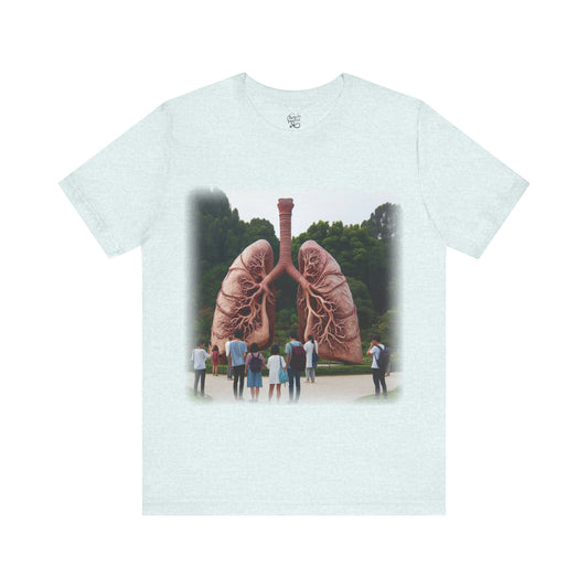 Lungs - The lung gardens 3 (Unisex Jersey Short Sleeve T-shirt)