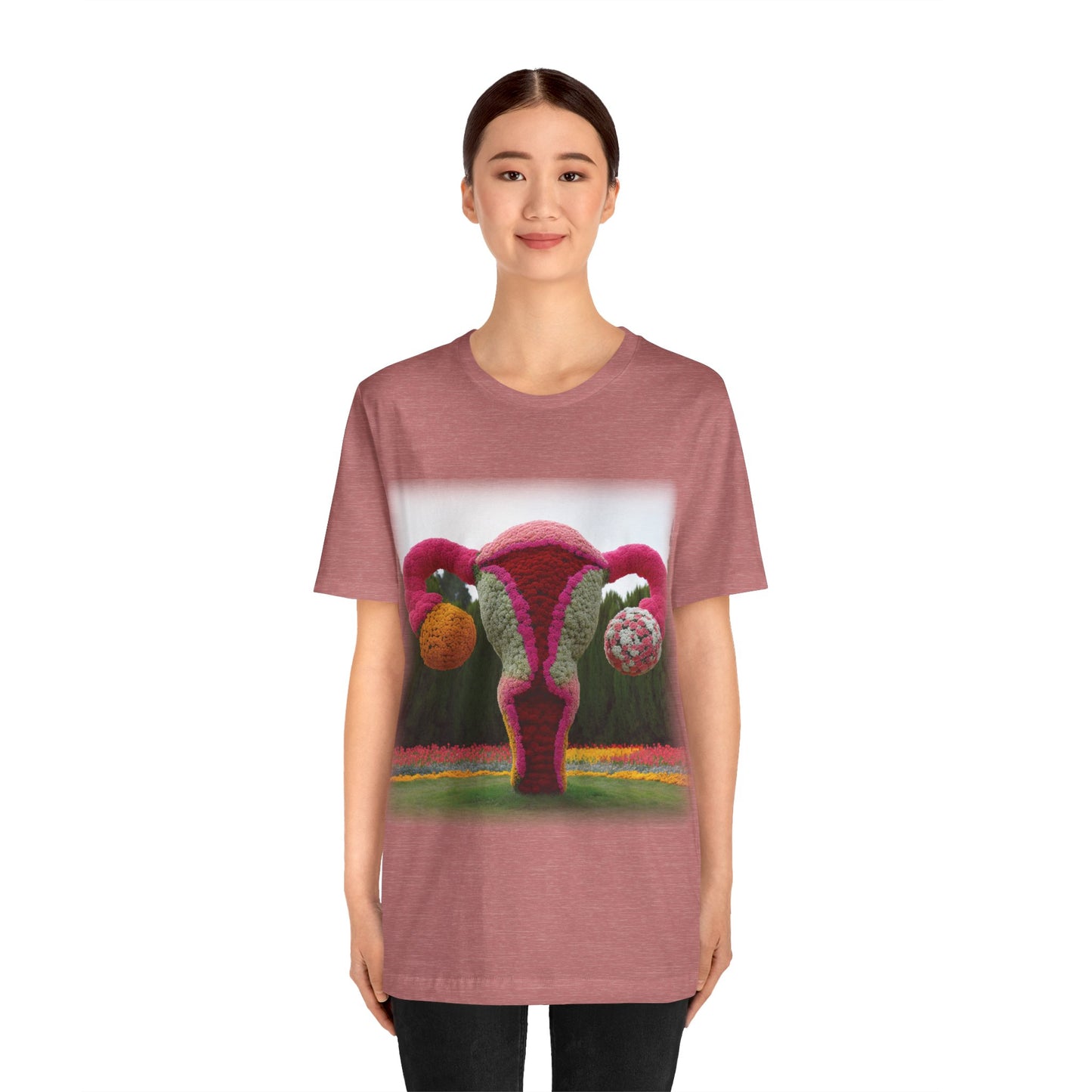 Uterus - Topiary (Unisex Jersey Short Sleeve T-shirt)