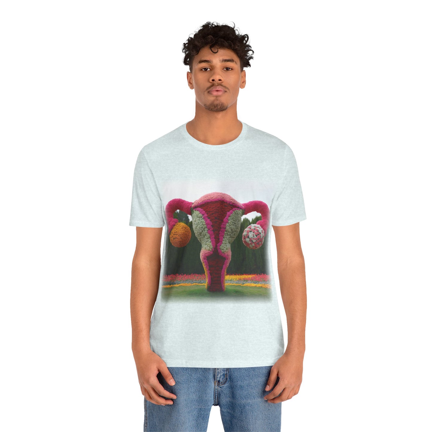 Uterus - Topiary (Unisex Jersey Short Sleeve T-shirt)