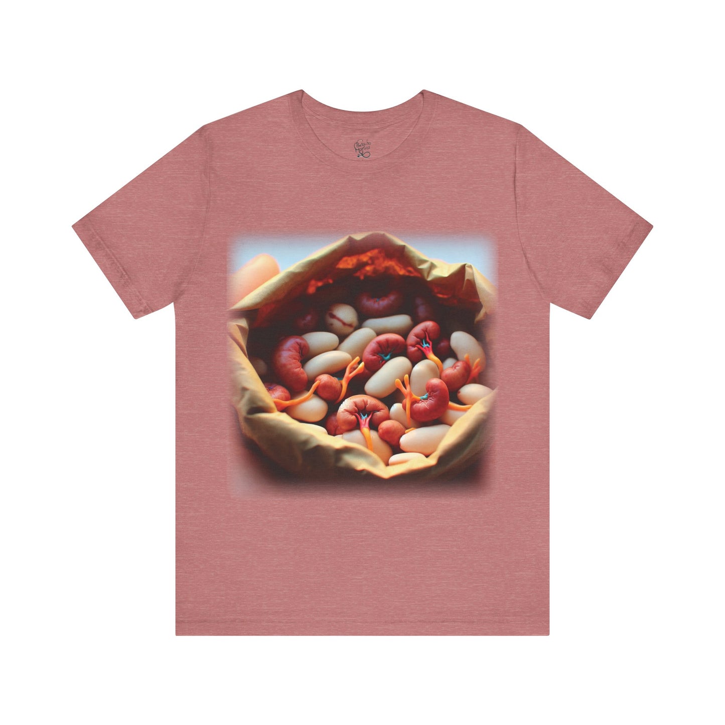 Kidneys - Bag of beans (Unisex Jersey Short Sleeve T-shirt)