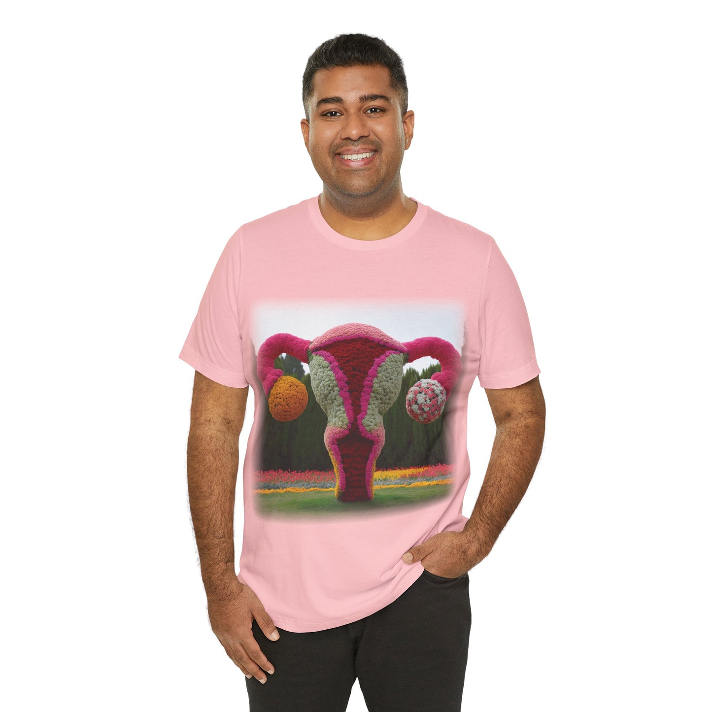 Uterus - Topiary (Unisex Jersey Short Sleeve T-shirt)