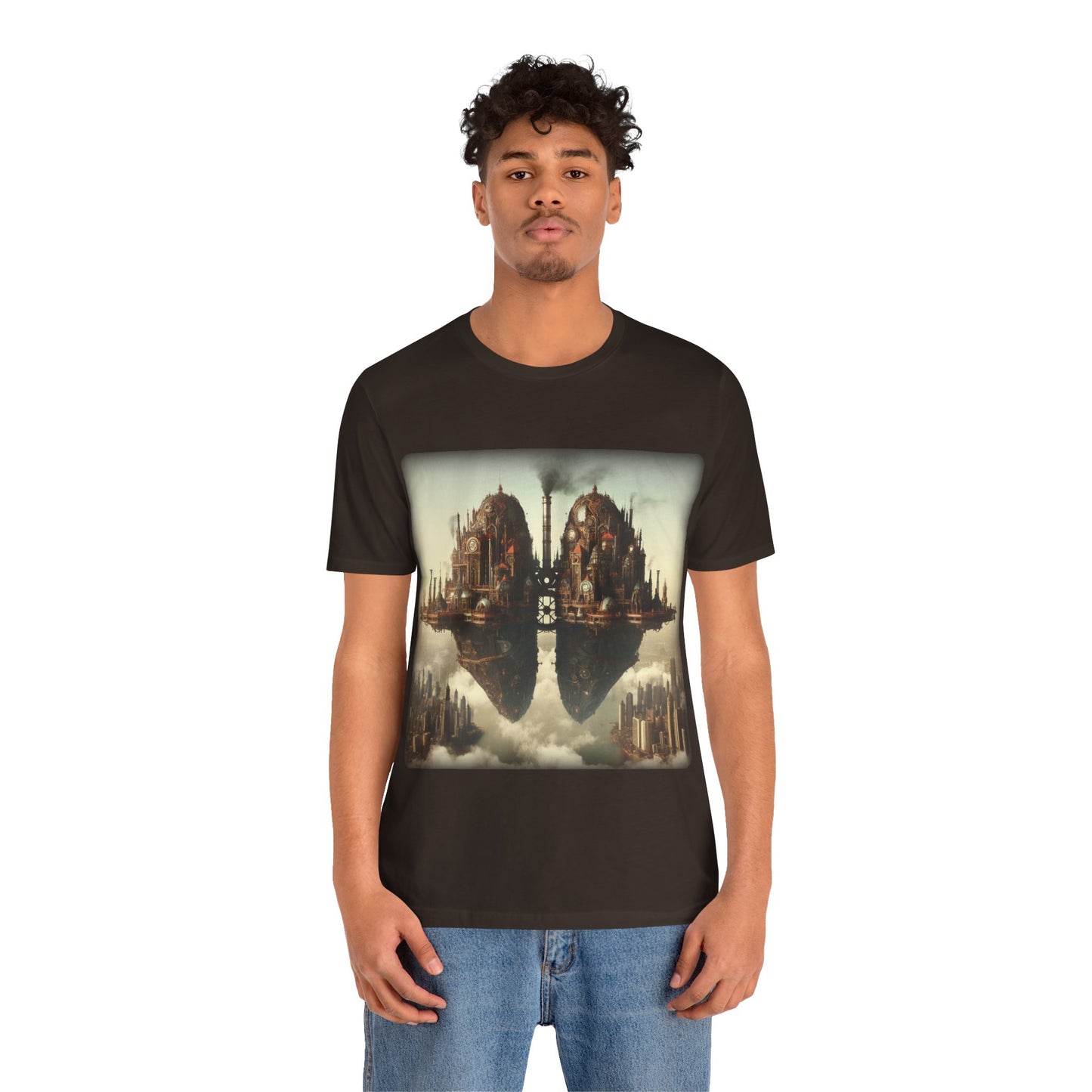 Lungs - Floating lung cities 2 (Unisex Jersey Short Sleeve T-shirt)