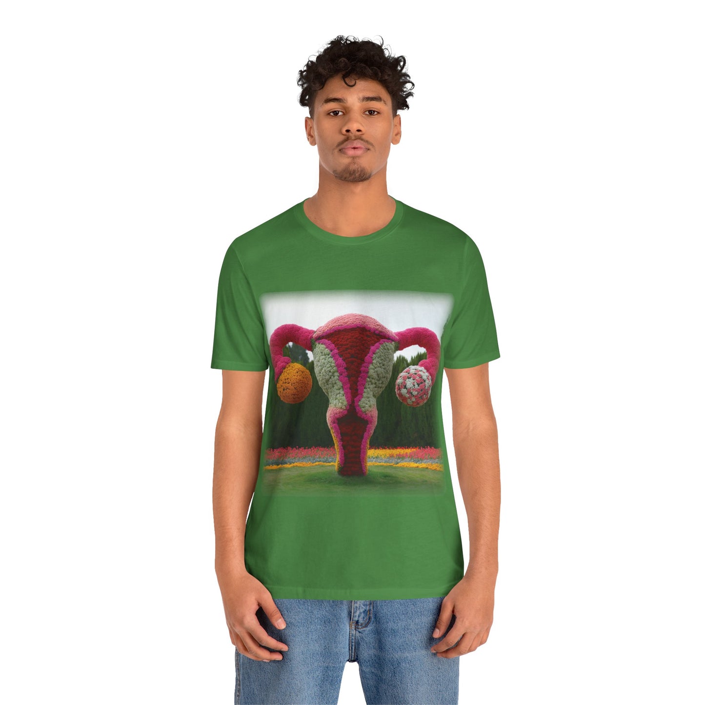 Uterus - Topiary (Unisex Jersey Short Sleeve T-shirt)