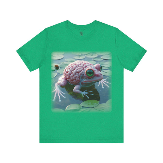 Brain - Frog 2 (Unisex Jersey Short Sleeve T-shirt)