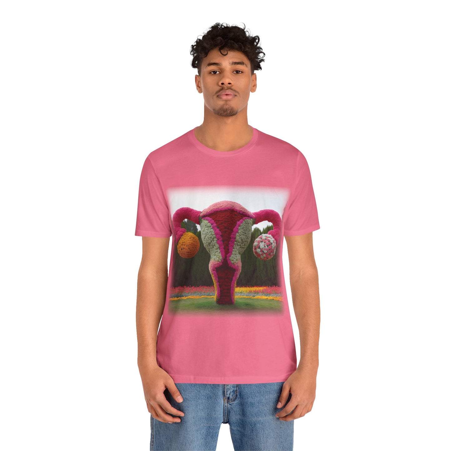 Uterus - Topiary (Unisex Jersey Short Sleeve T-shirt)