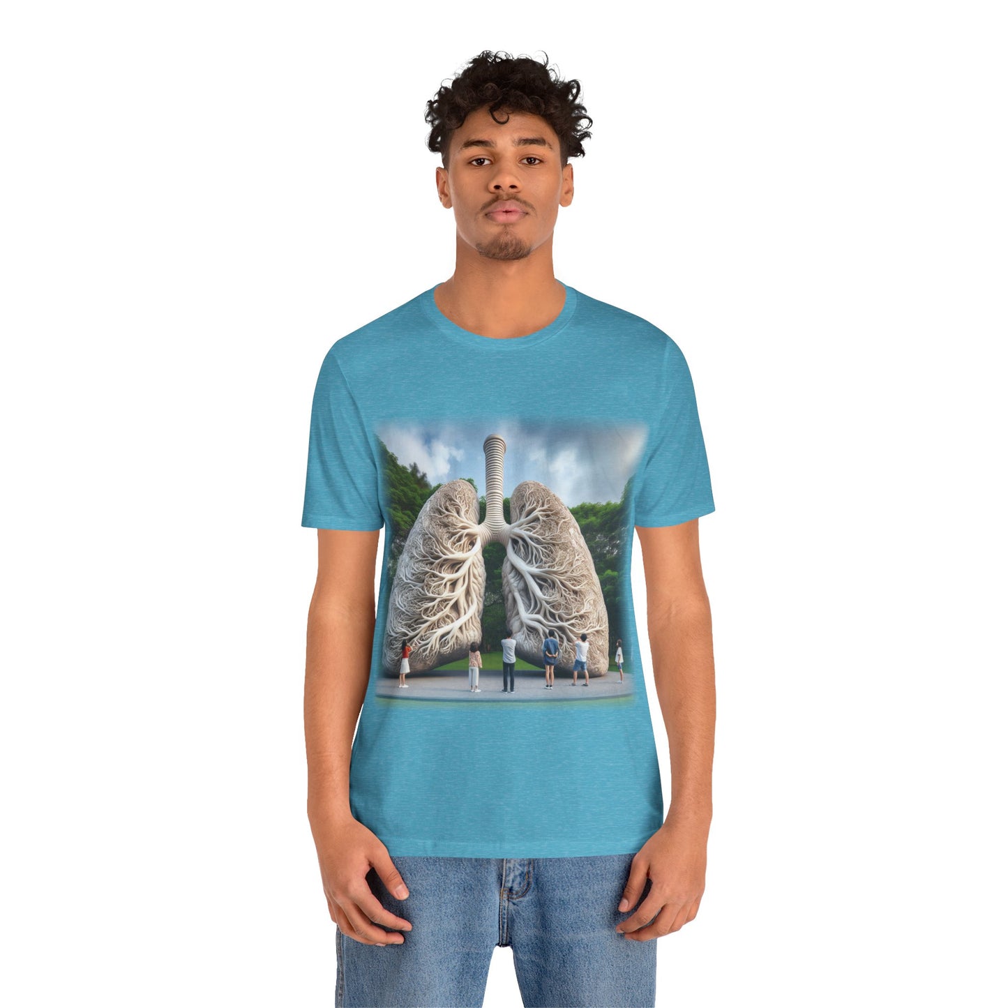 Lungs - The lung gardens 1 (Unisex Jersey Short Sleeve T-shirt)